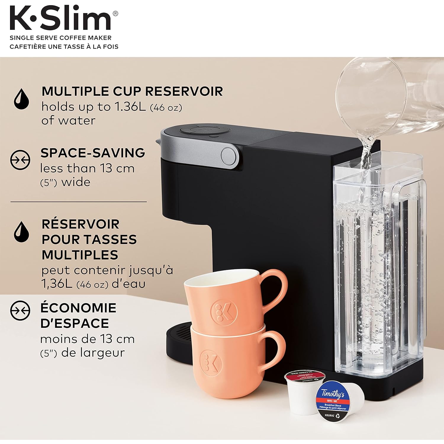 Boîte ouverte – Cafetière pour une tasse K-Slim de Keurig
