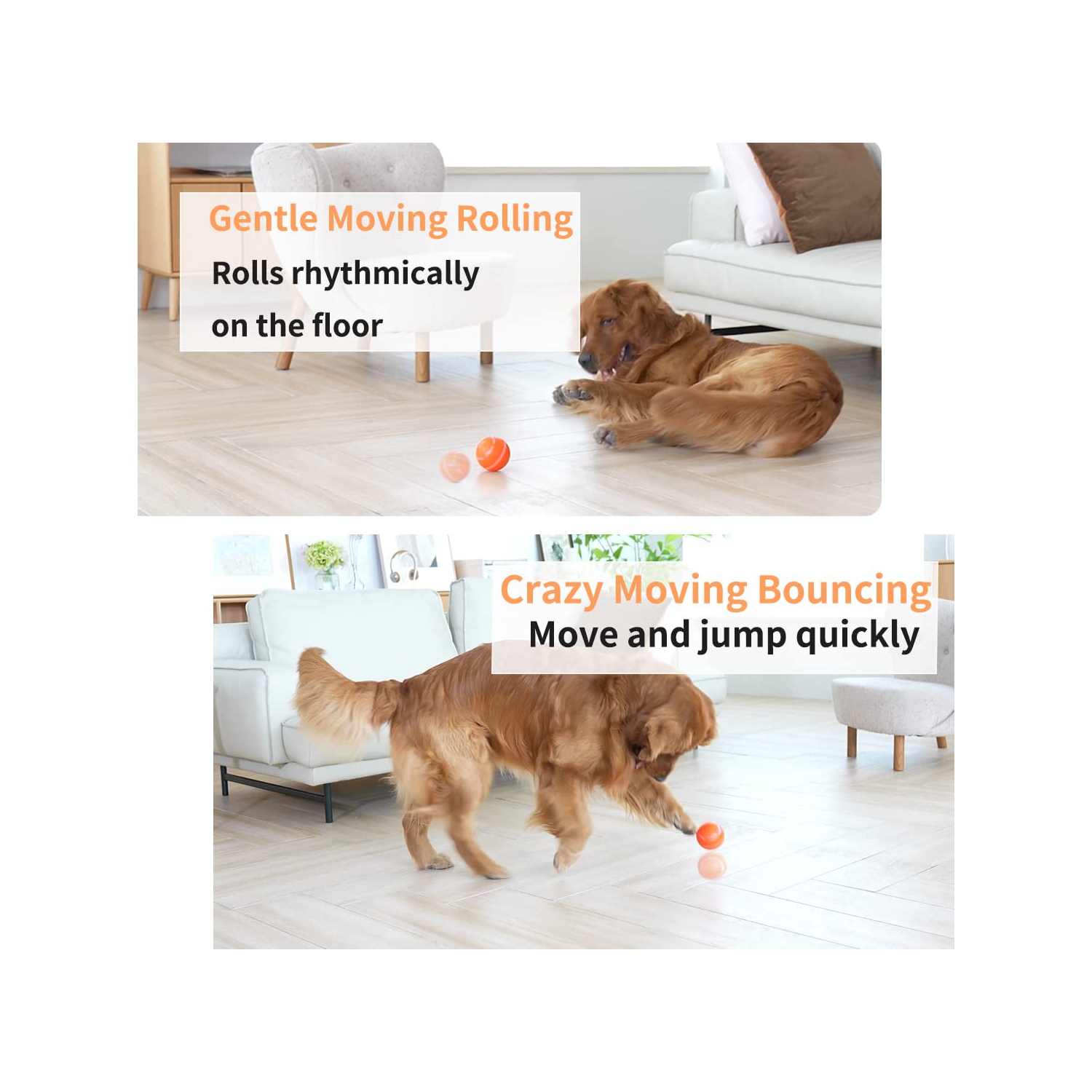 Interactive Dog Toy Ball with Remote Control,Active Rolling Ball for Dogs, Ball for Small Medium Large Dogs