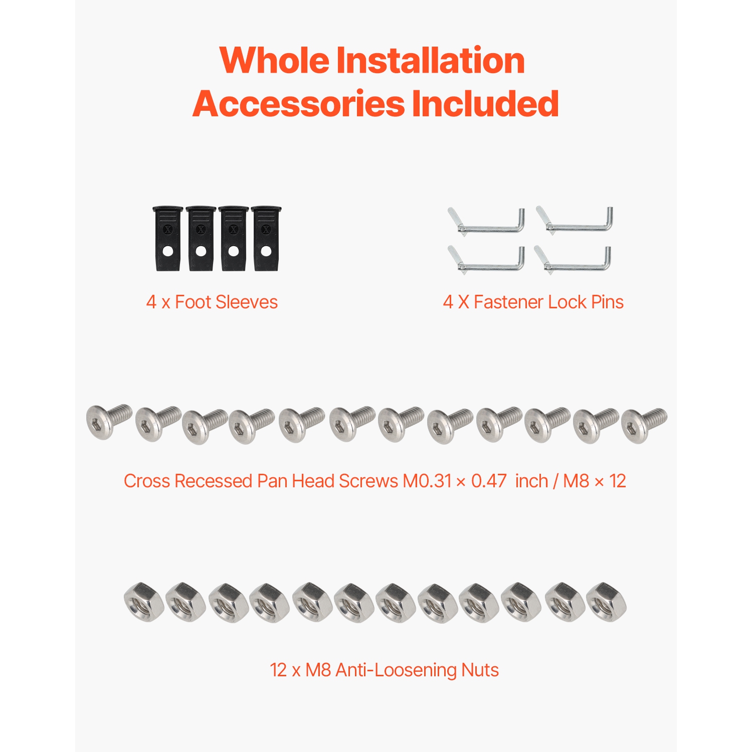 VEVOR 6 Foot Scaffolding Safety Guardrail, Rustproof Solid Carbon Steel, 55.4 lbs Load Capacity, Baker Style Metal Guardrails Accessory System for