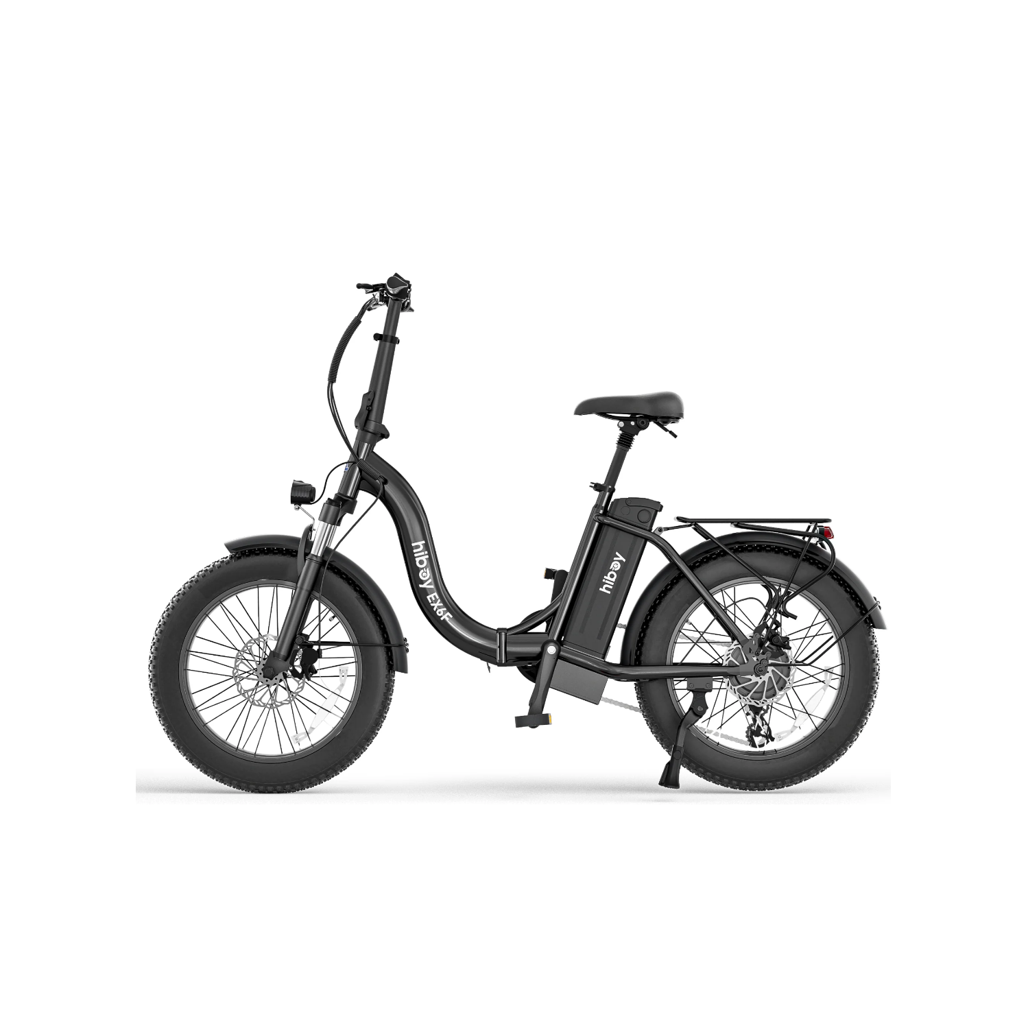 Vélo électrique pliable Hiboy EX6F pour adultes, moteur 750&nbsp;W Peak, gros pneus 20*4, batterie amovible 48&nbsp;V 14,5AH, autonomie maximale de
