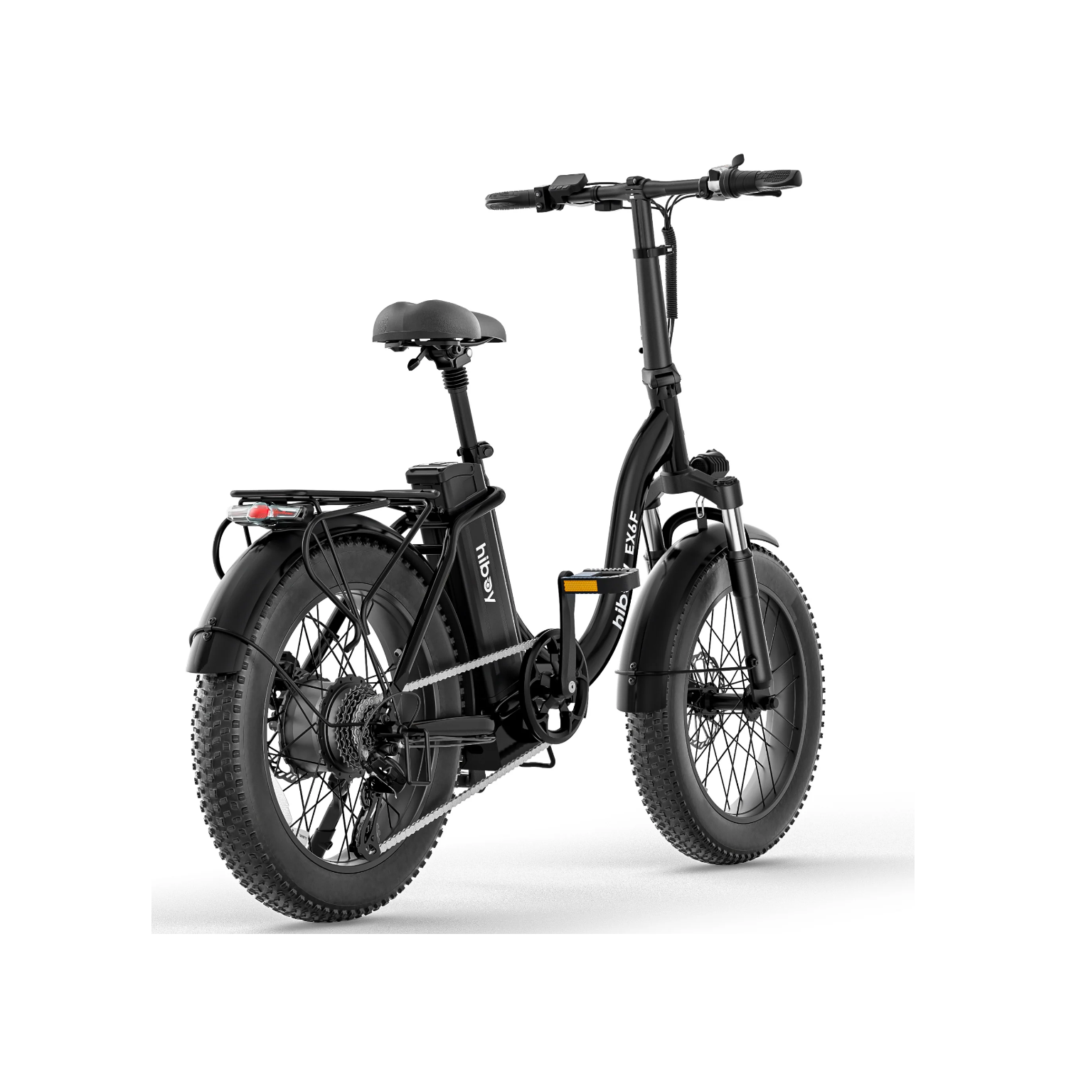 Vélo électrique pliable Hiboy EX6F pour adultes, moteur 750&nbsp;W Peak, gros pneus 20*4, batterie amovible 48&nbsp;V 14,5AH, autonomie maximale de