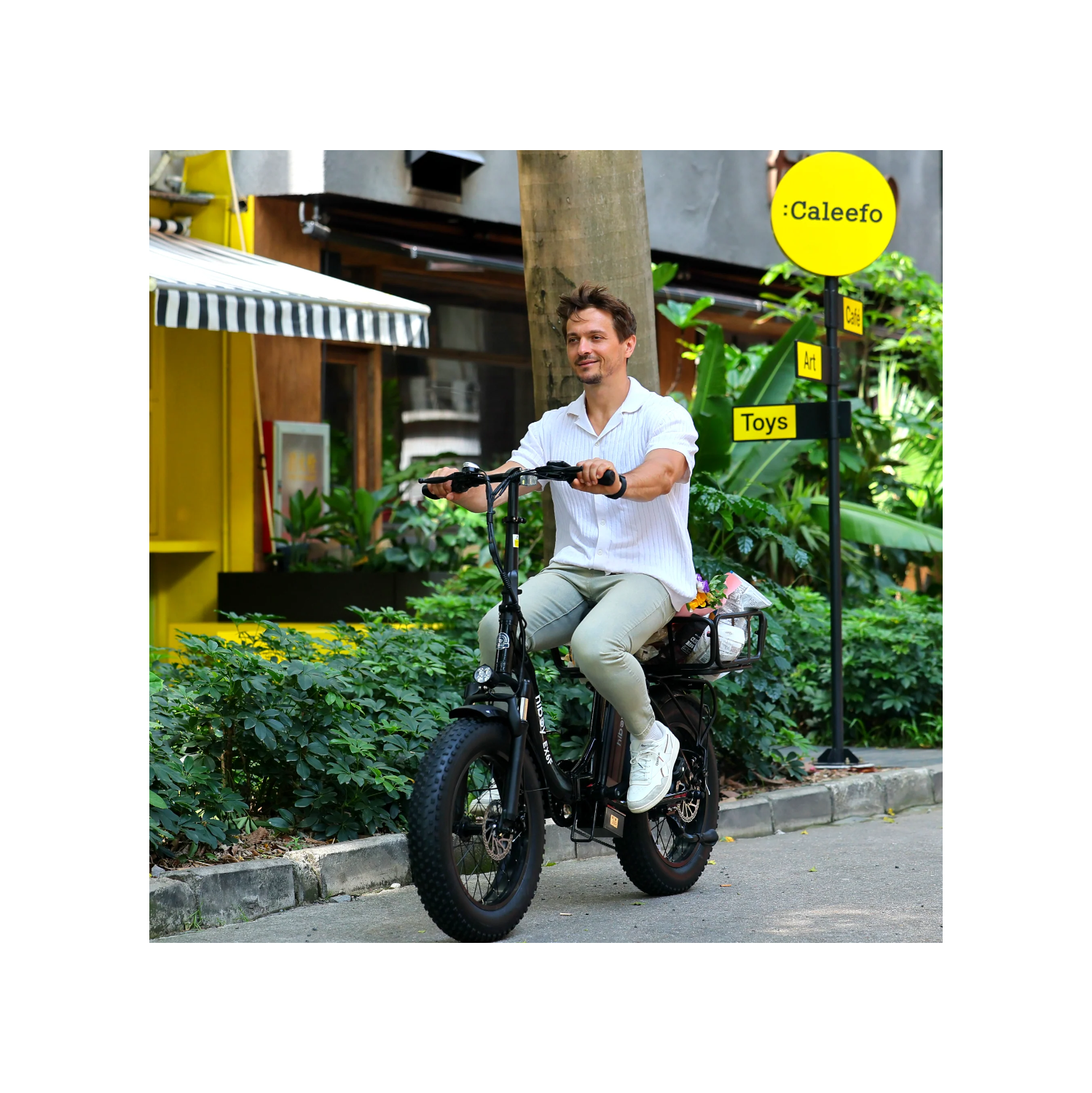 Vélo électrique pliable Hiboy EX6F pour adultes, moteur 750&nbsp;W Peak, gros pneus 20*4, batterie amovible 48&nbsp;V 14,5AH, autonomie maximale de