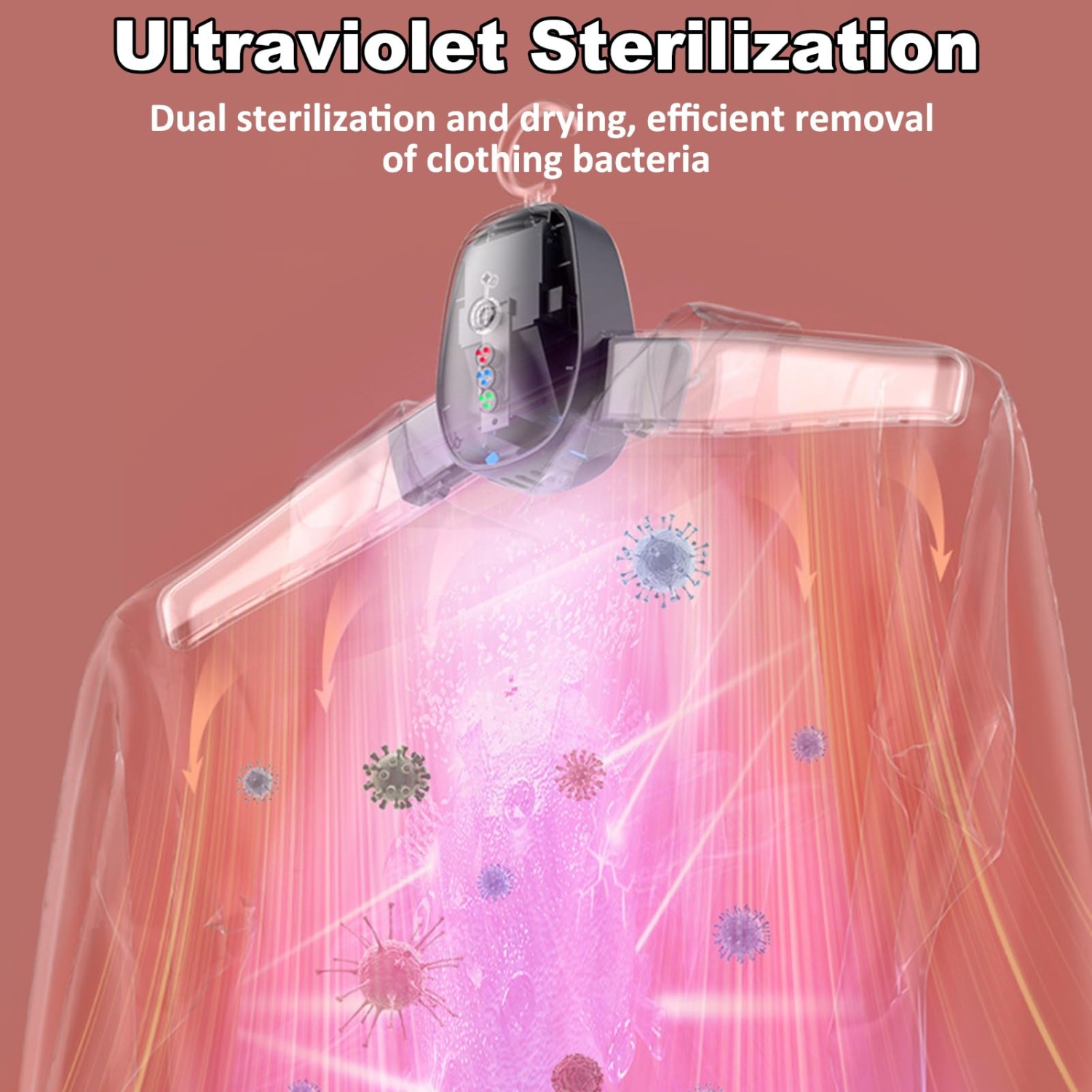 Sèche-linge, Suspenderie Sécheuse Stérilisation UV Portatif Travel Home Business Mini Chaufferette pliante pour appartements/VR