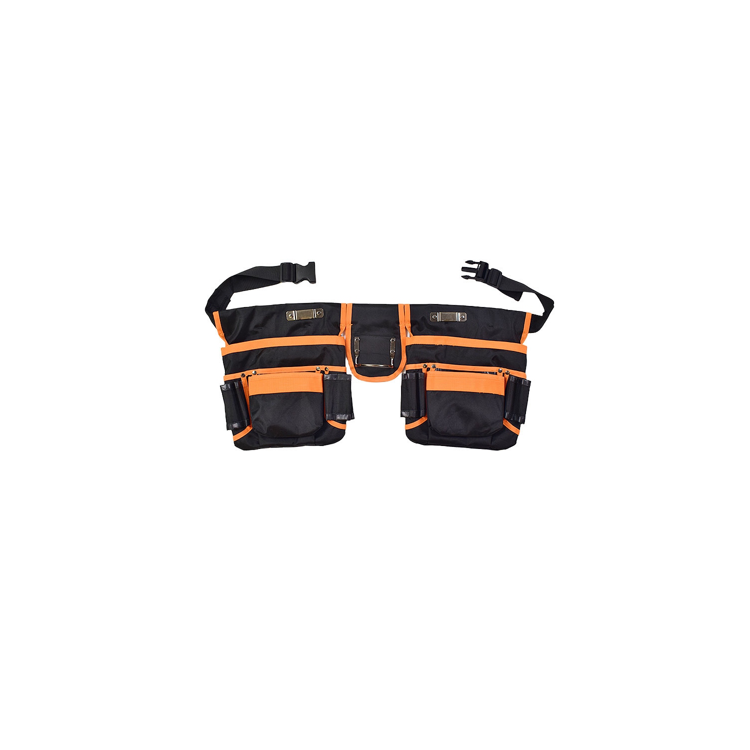 Tool Belt, Durable Work Apron, Multi-Purpose, Heavy Duty Tool Bag, Woodworking Tool Bag, Double Pocket - Orange