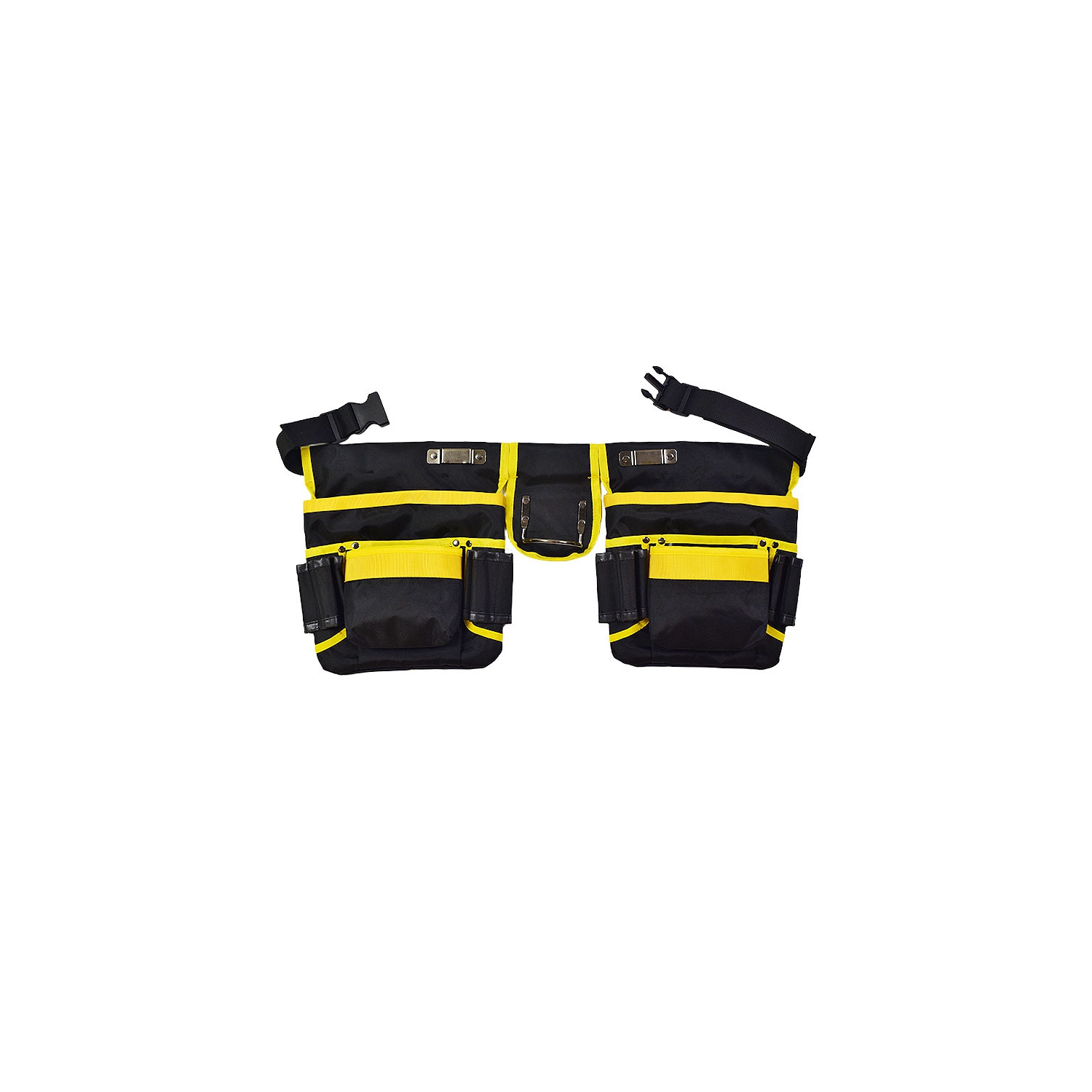 Tool Belt, Durable Work Apron, Multi-Purpose, Heavy Duty Tool Bag, Woodworking Tool Bag, Double Pocket - Yellow