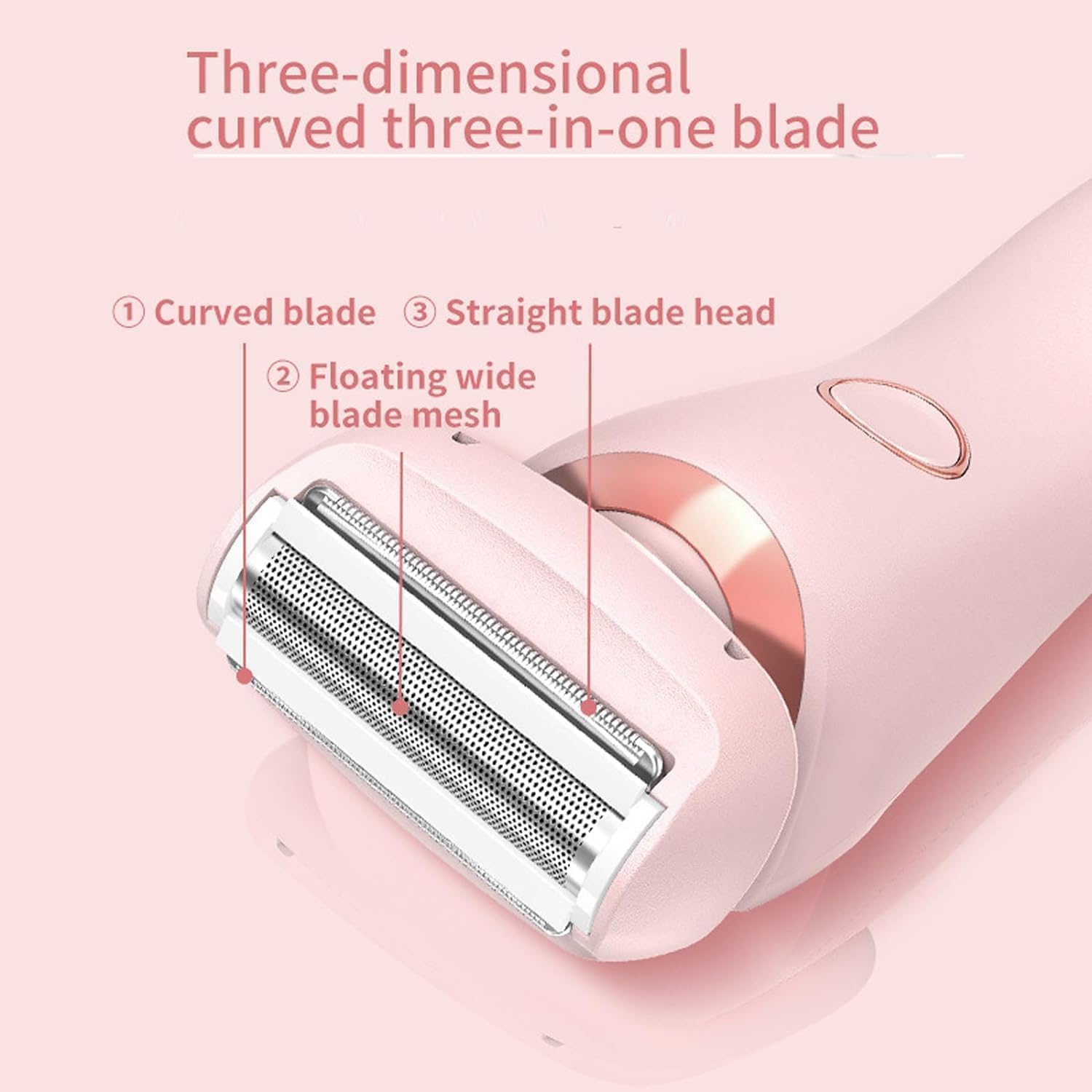 Double Head Electric Shaver for Women,Hair Trimmer for Women,Electric Hair Removal Device,Rechargeable Women's Epilator for Bikini Line Legs Body,Wet