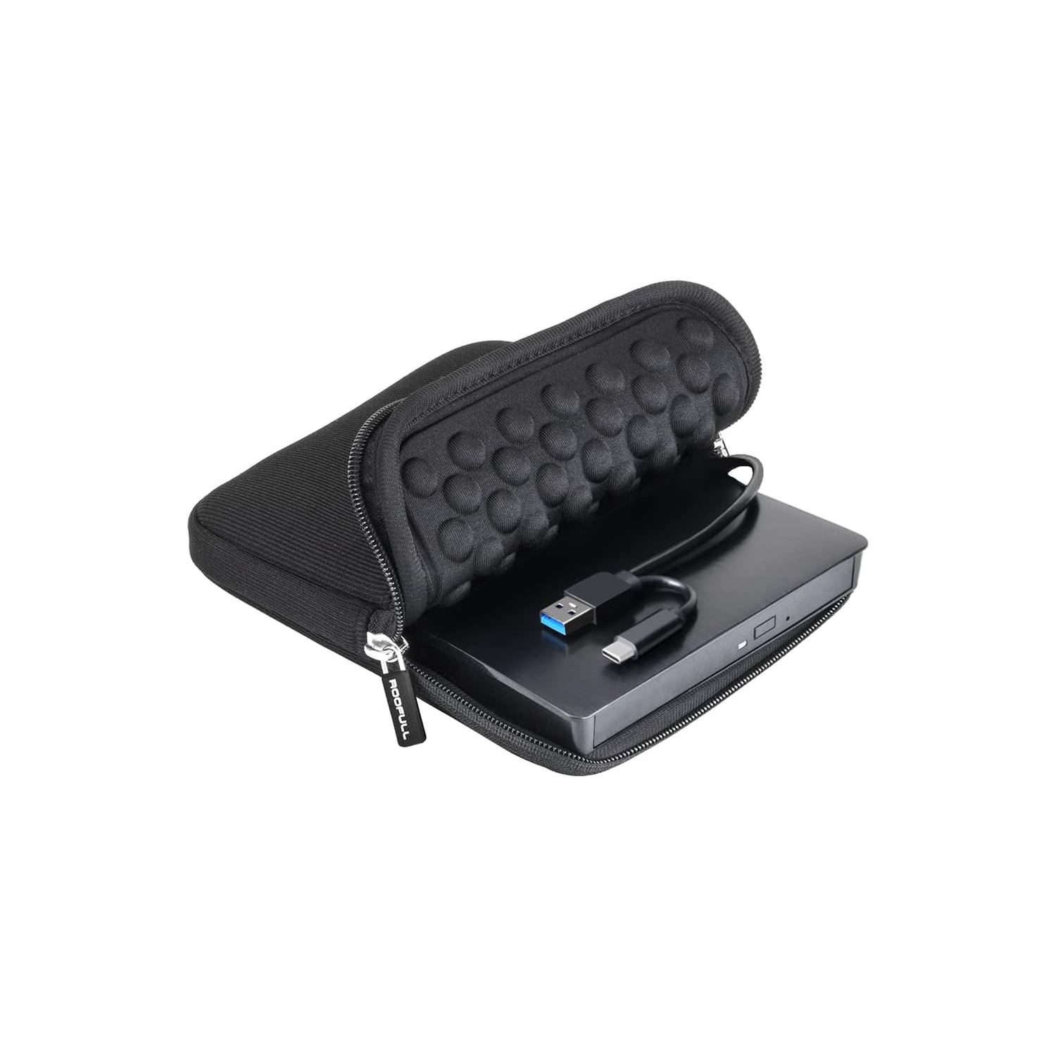 External CD DVD +/-RW Drive USB 3.0 Portable DVD CD ROM Optical Disk Drive Player Reader Writer for Laptop PC Windows 11/10/8/7 Computer, Mac MacBook Pro/Air, Linux OS, Black