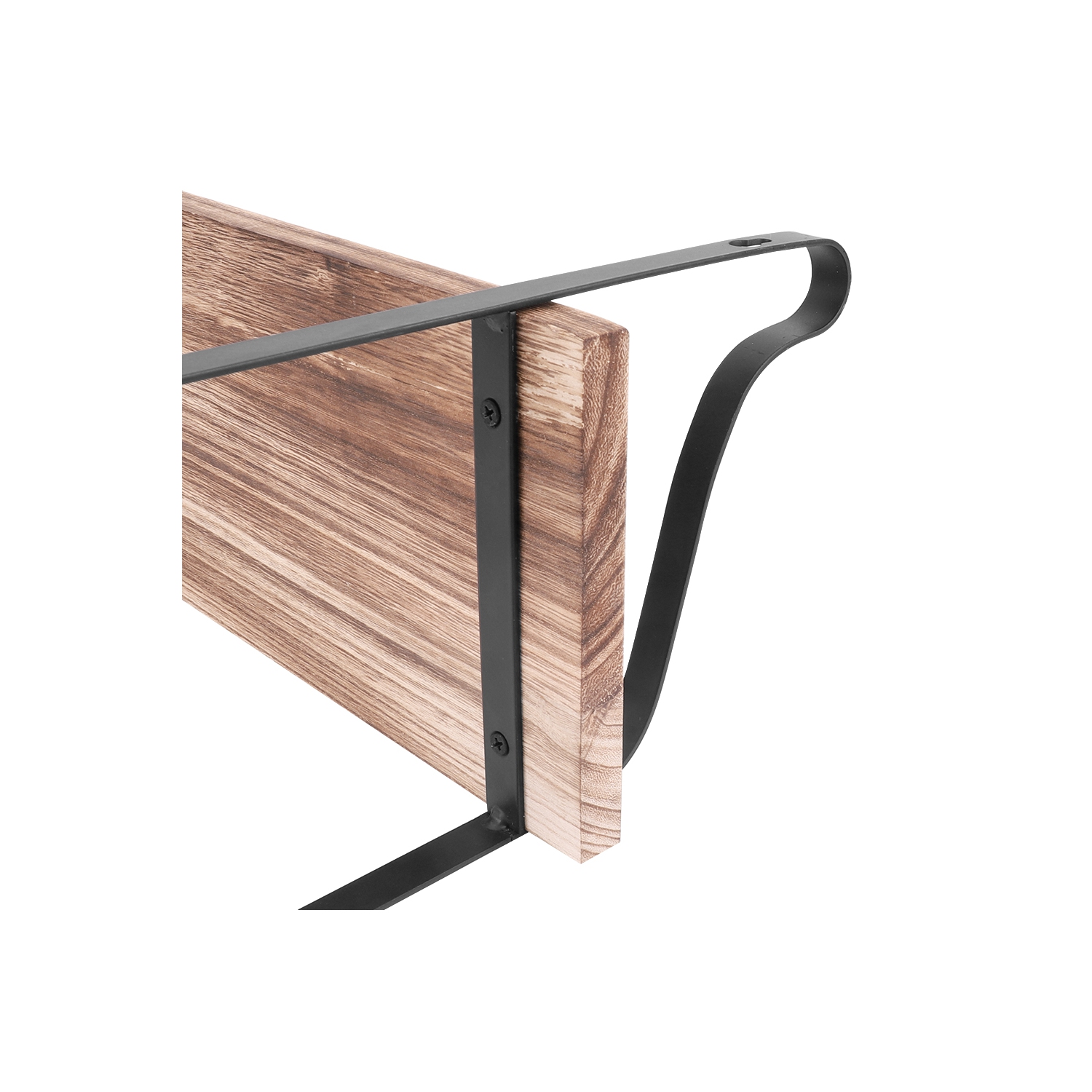 Étagères murales flottantes UNHO, tablettes rustiques à 2 niveaux en bois pour la chambre à coucher, la salle de bain, le salon, la cuisine