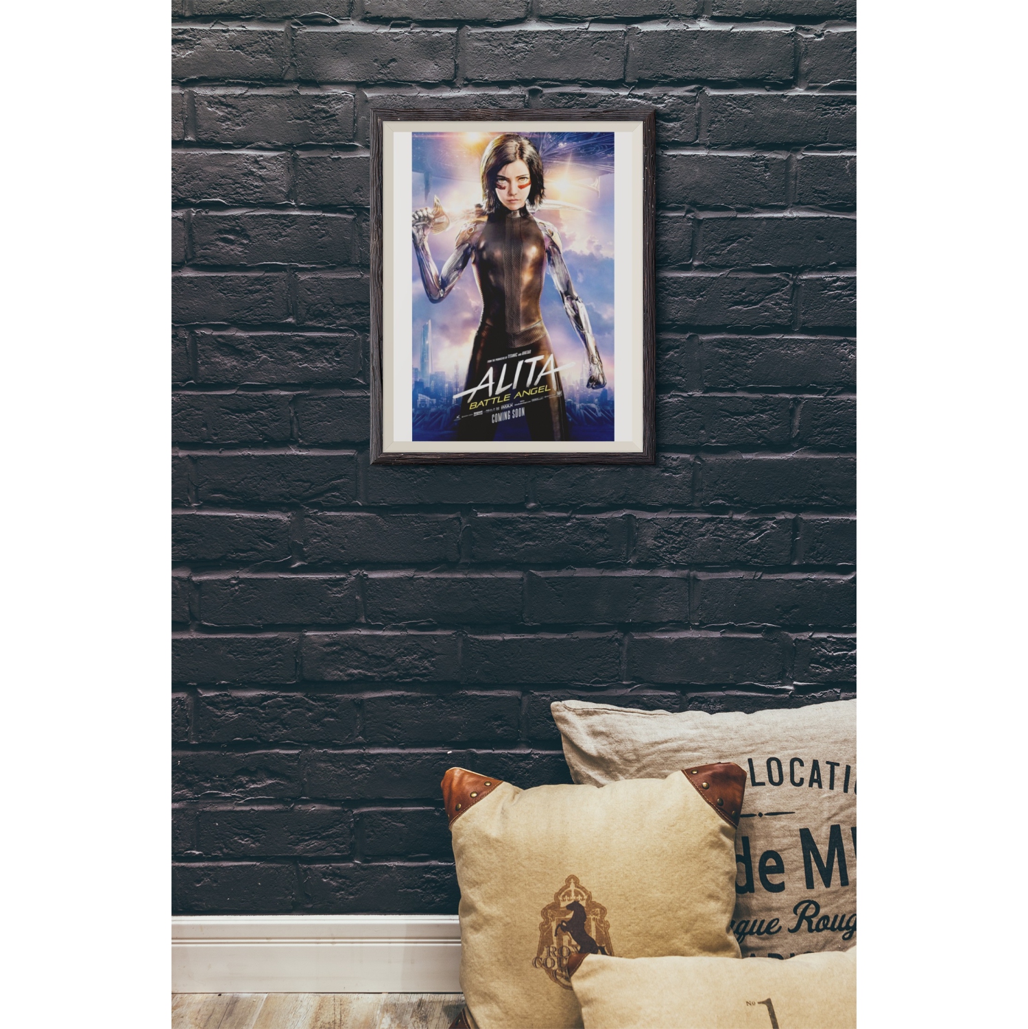 Home Décor ALITA BATTLE ANGEL Original recto verso Affiche de film de 27 x 40&nbsp;po SEULEMENT
