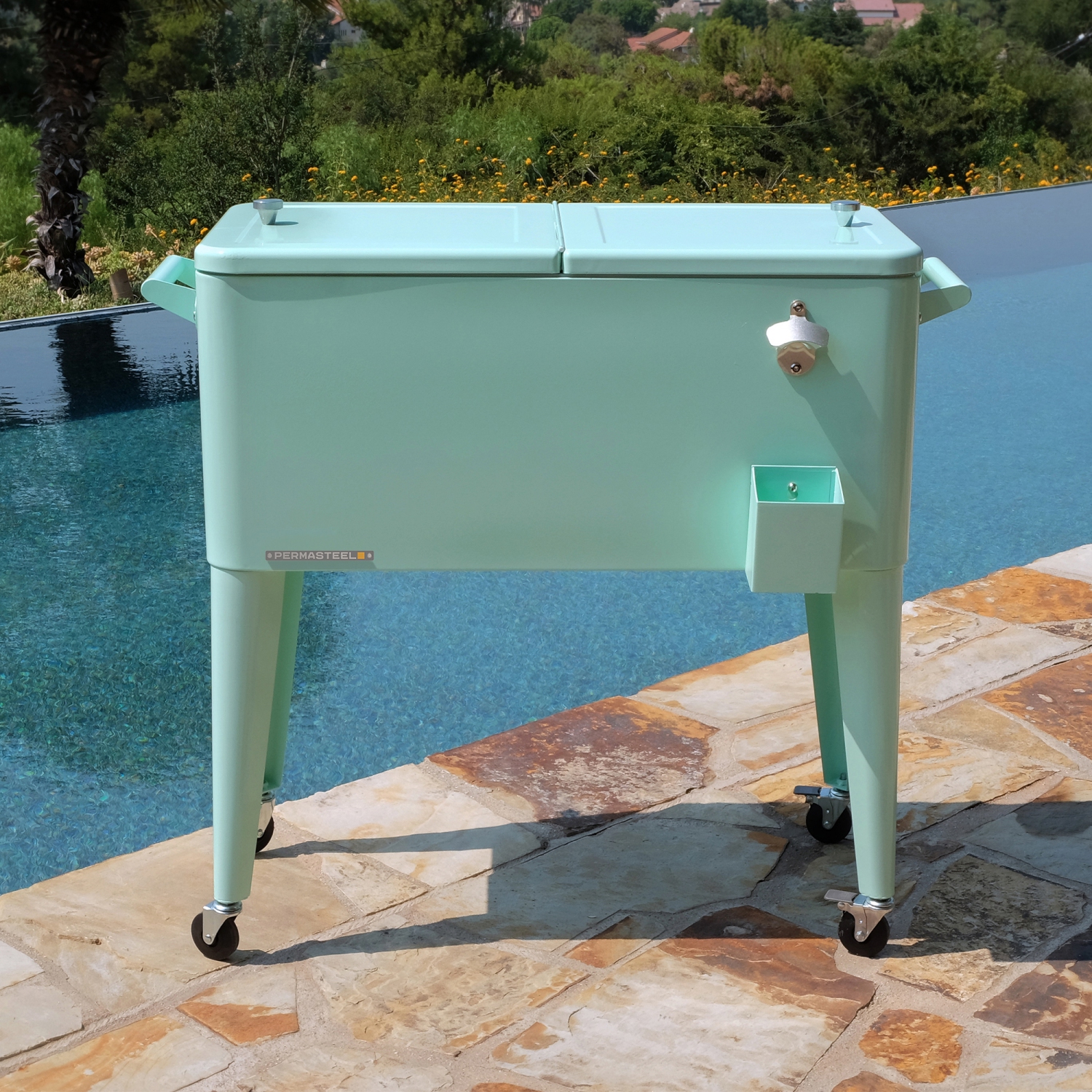 Permasteel - 80QT Patio Cooler - MINT