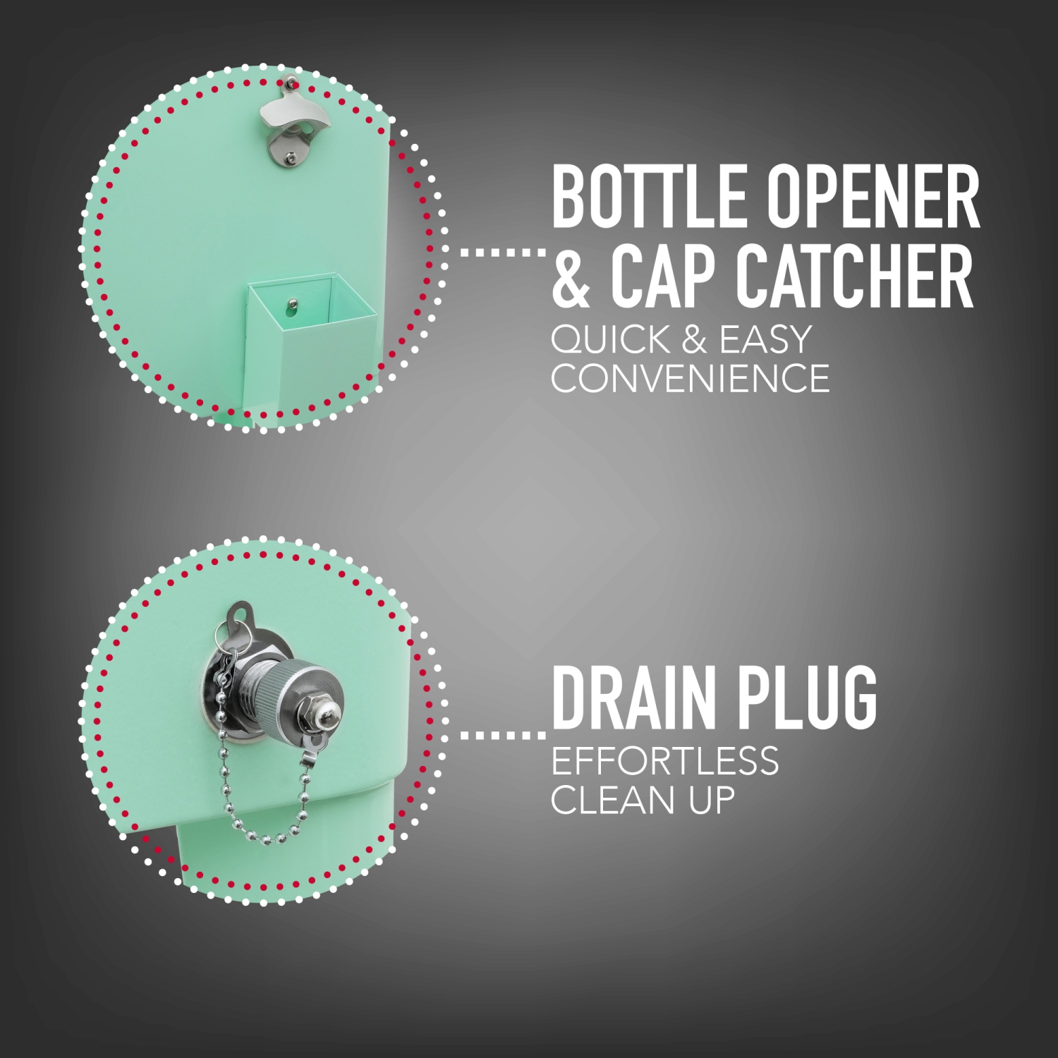 Permasteel - 80QT Patio Cooler - MINT