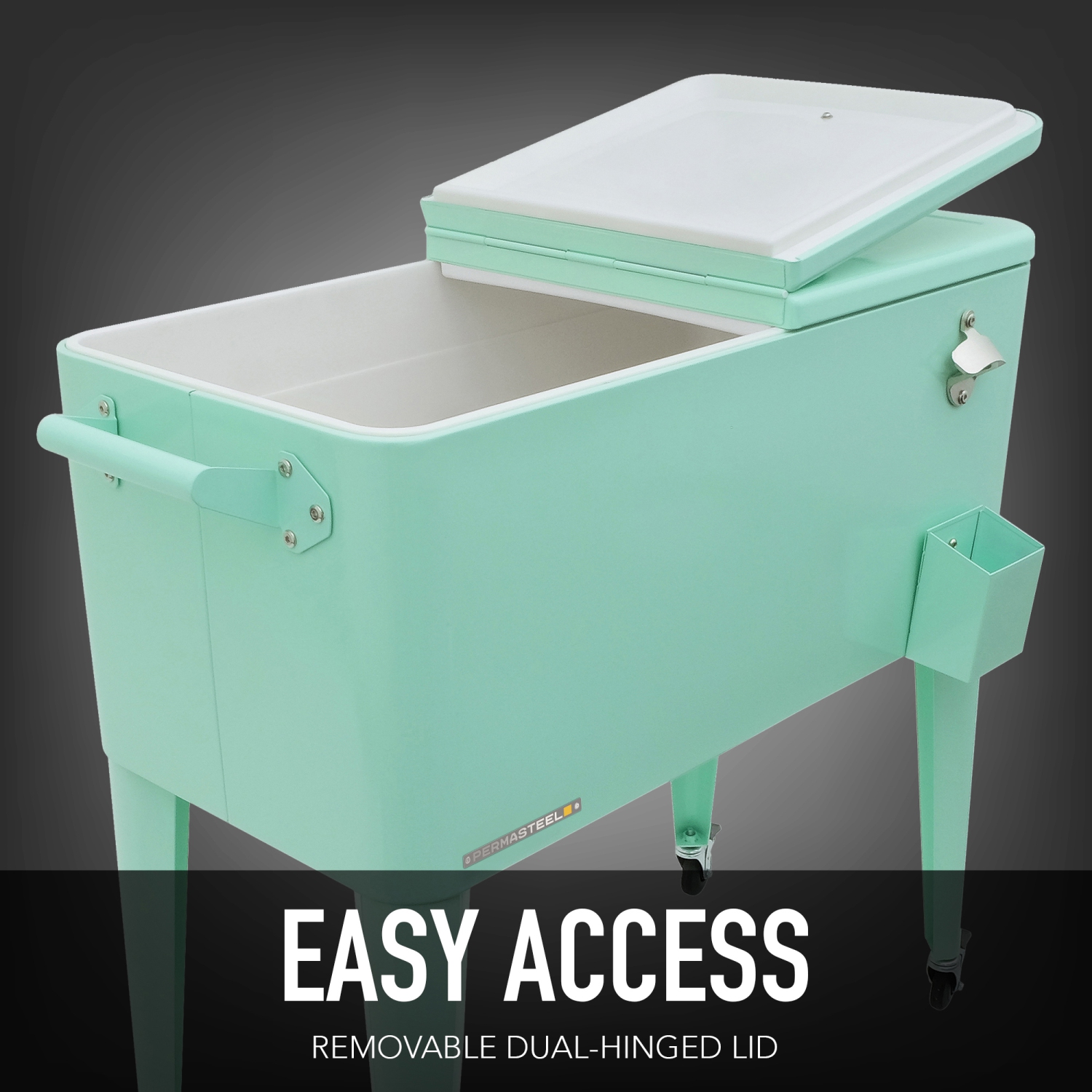Permasteel - 80QT Patio Cooler - MINT