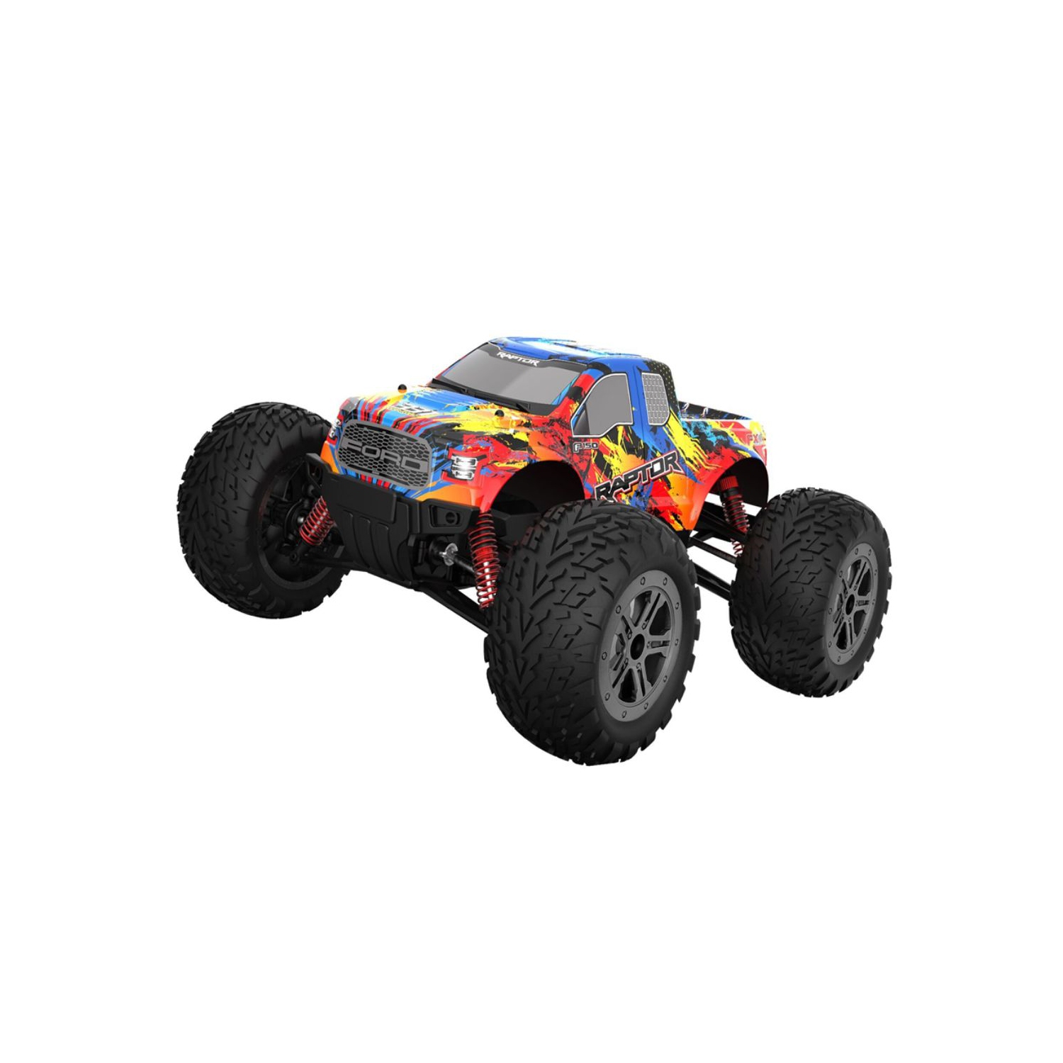 Voiture téléguidée Ford F150 haute vitesse double E 1:10 – Véhicule tout-terrain téléguidé rapide