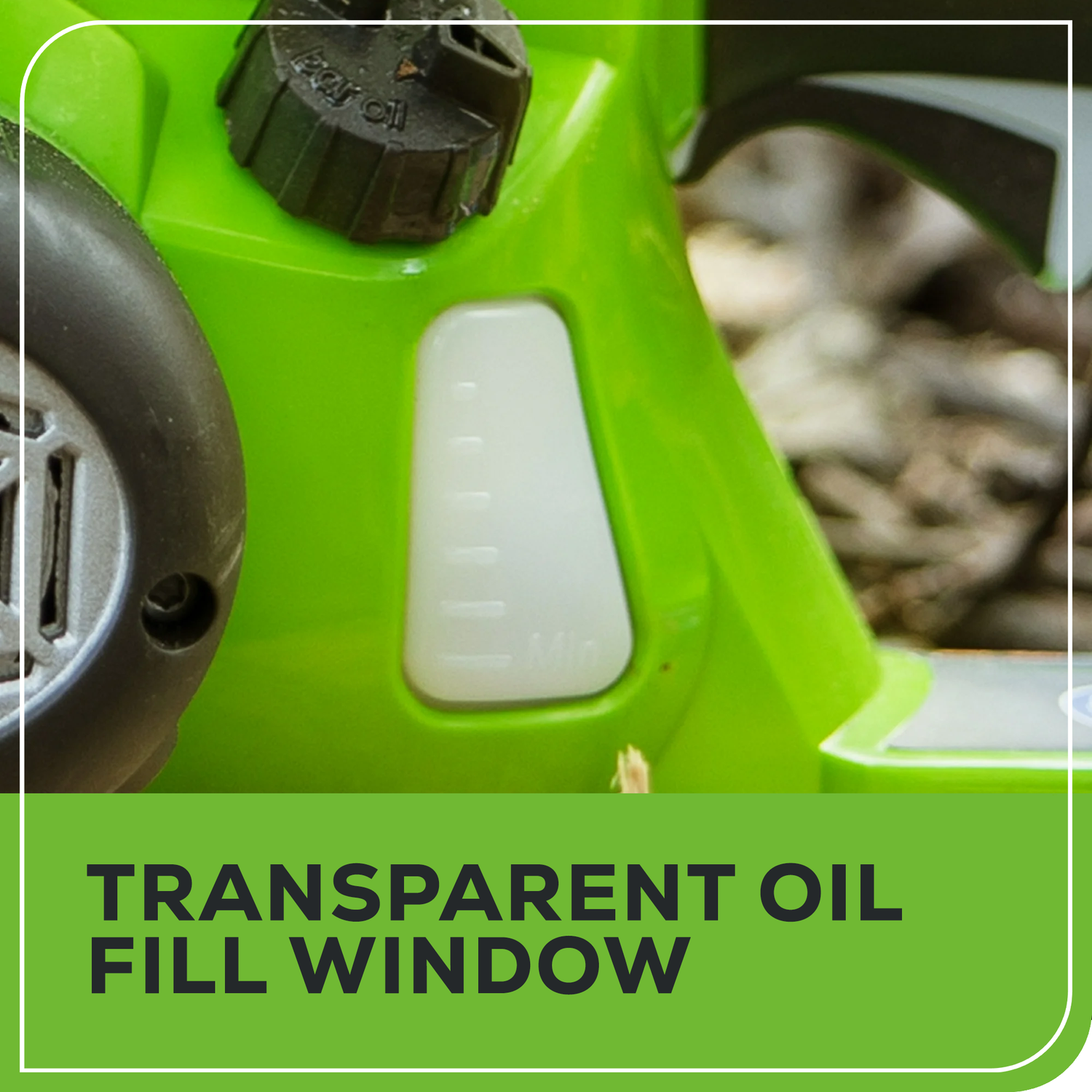 Greenworks 40V 12" Chainsaw, Battery and Charger Not Included