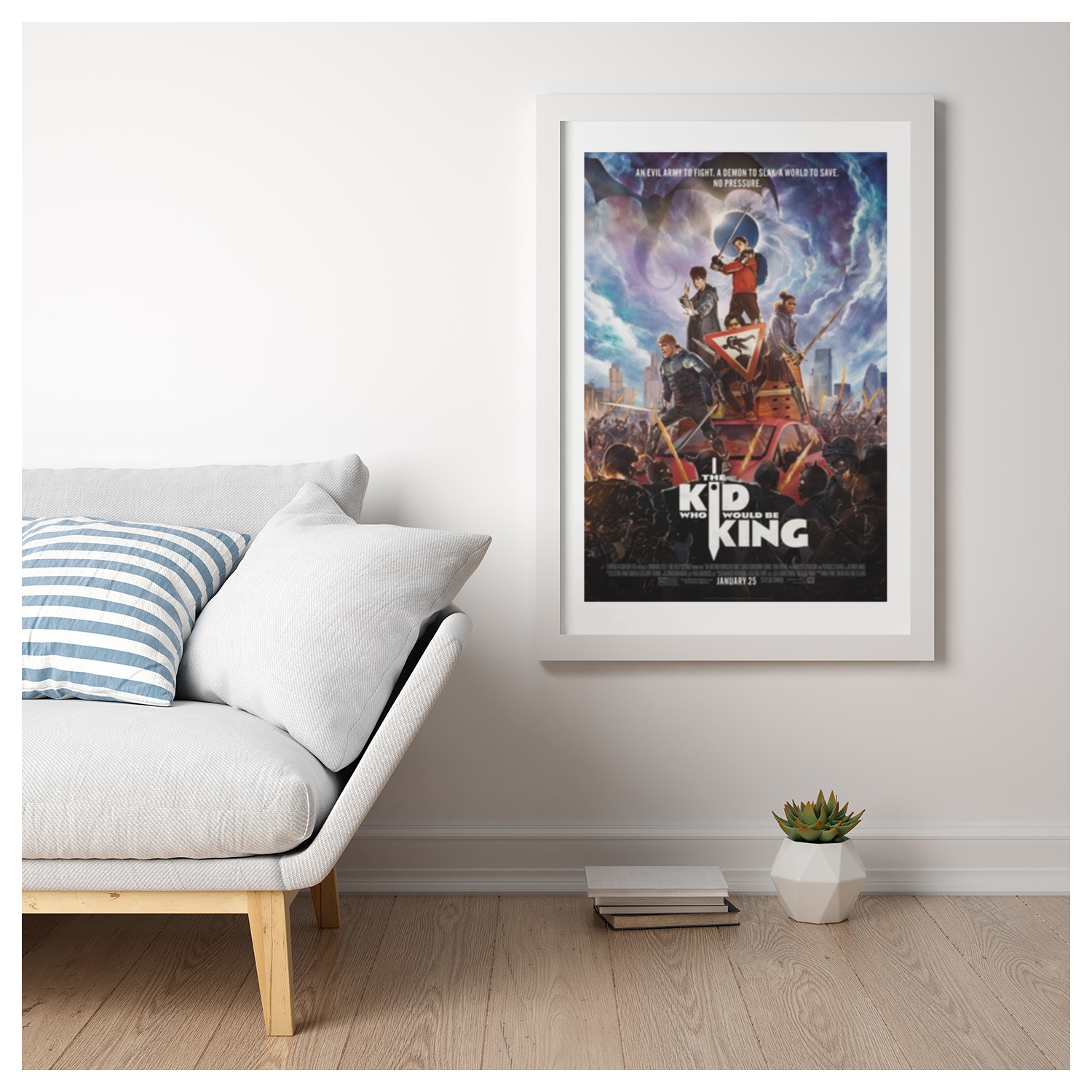 Home Décor THE KID WHO WOULD BE THE KING Affiche recto verso du film original 27×40