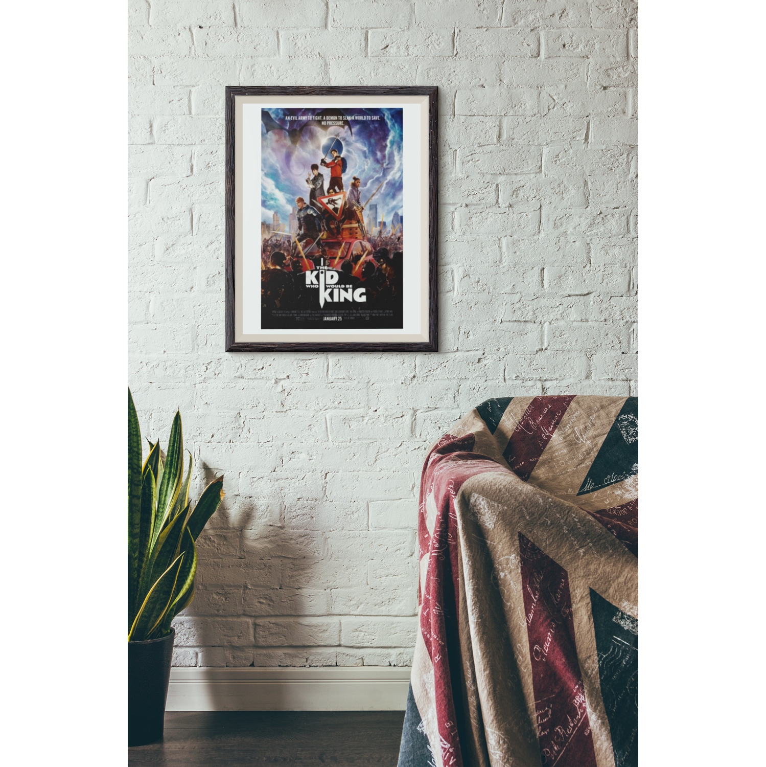 Home Décor THE KID WHO WOULD BE THE KING Affiche recto verso du film original 27×40