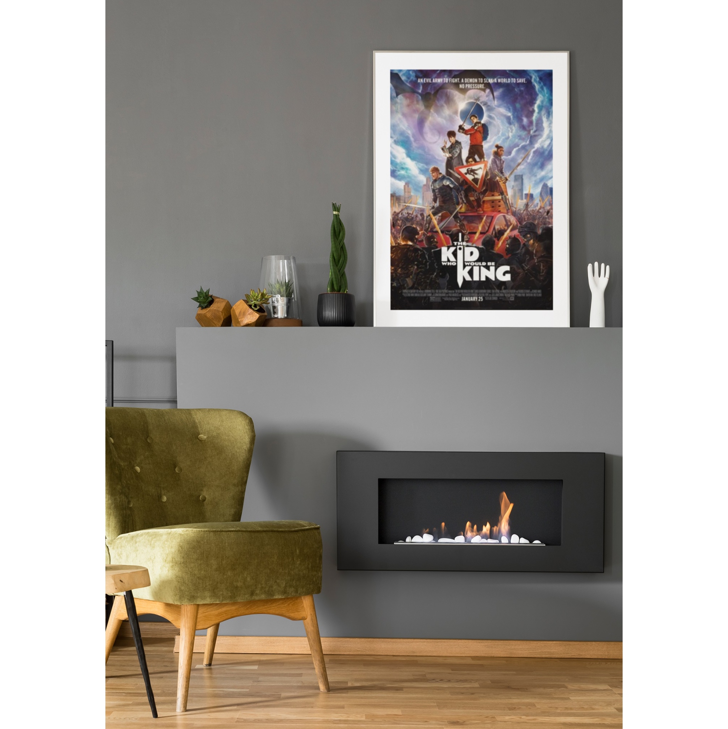 Home Décor THE KID WHO WOULD BE THE KING Affiche recto verso du film original 27×40