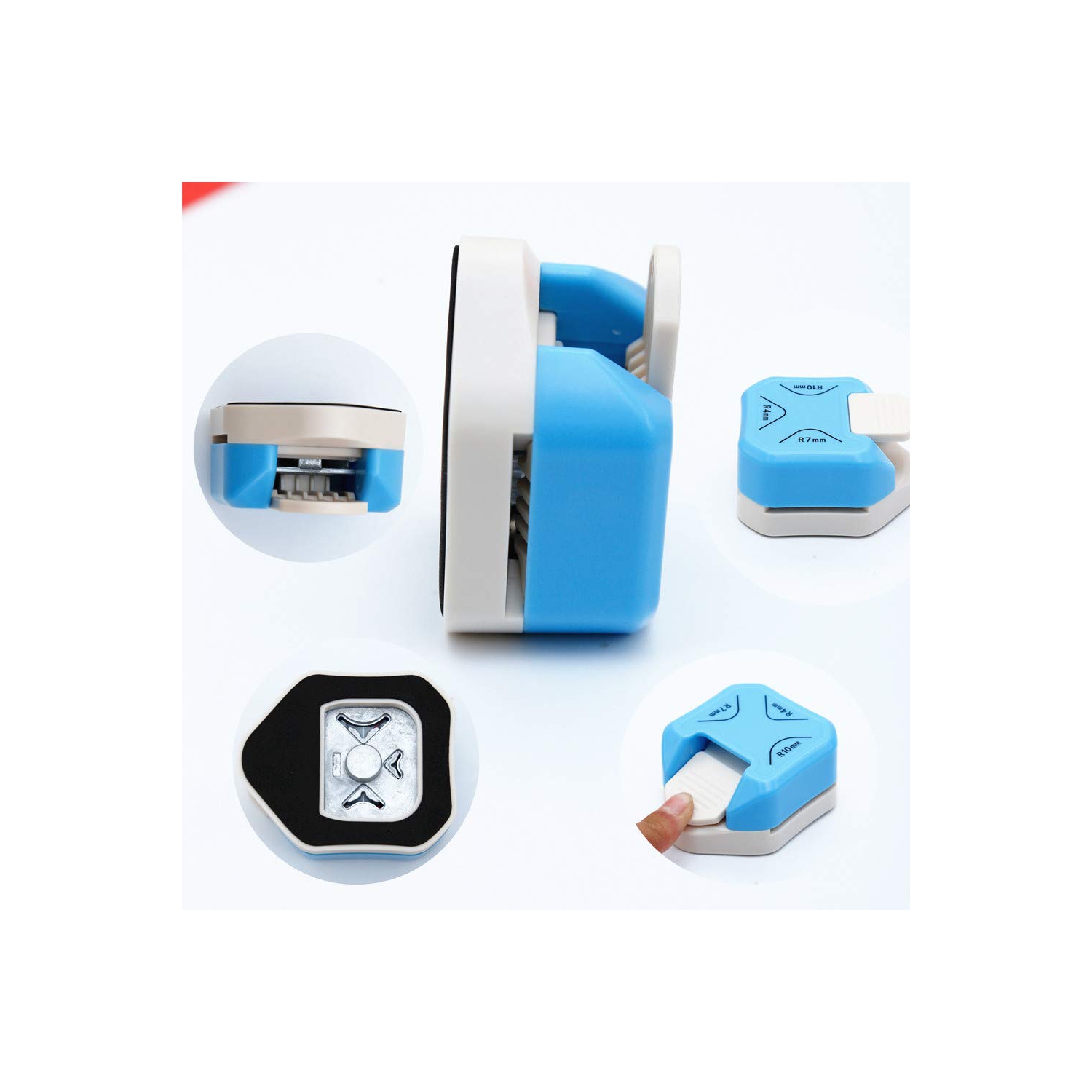 Paper Corner Rounder 3 in 1, Cutter Punches for Paper Crafts, Envelope Punch Board,Hole Puncher, Laminate, DIY Projects, Photo Cutter,Card Making and