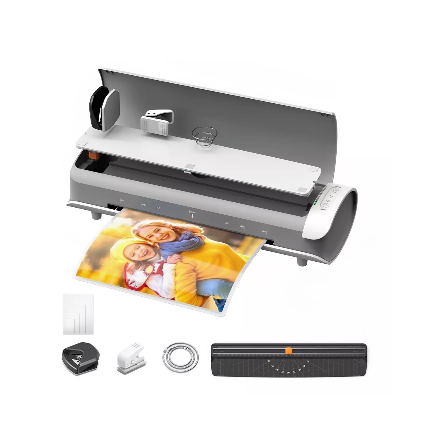 Laminator Machine 13 Inch Cold Thermal laminate machine for A3/A4/A5/A6, Personal Laminating machine for Home Office School