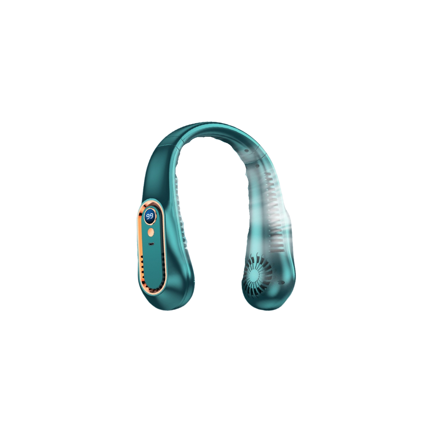 360° bladeless neck fan - ultra-quiet hands-free cooling, 3 seconds of cooling, lightweight and portable, safe and reliable, suitable for