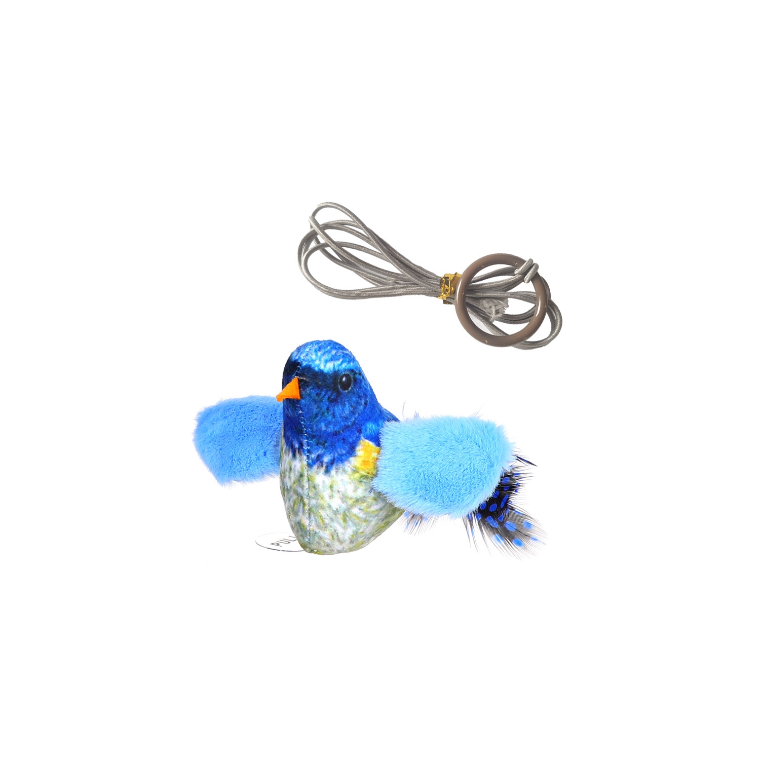 Cat Toys – Chiping Bird, adapté aux jouets pour chatons, jouets interactifs pour l'exercice intérieur chaton, bleu