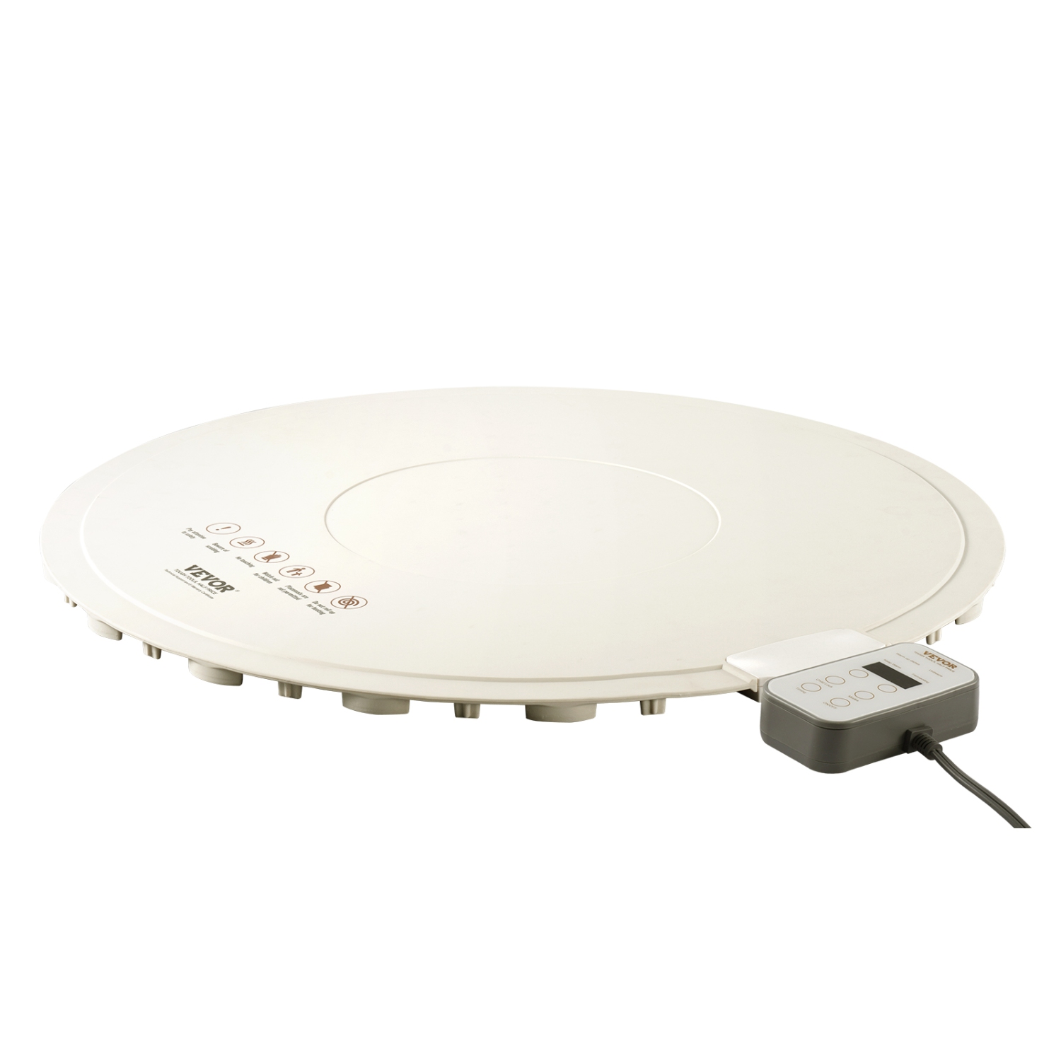 VEVOR Electric Warming Tray, Food Warming Mat for Buffet, Rollable & Portable Silicone Food Warmer with 4 Adjustable Temperature Settings, Auto