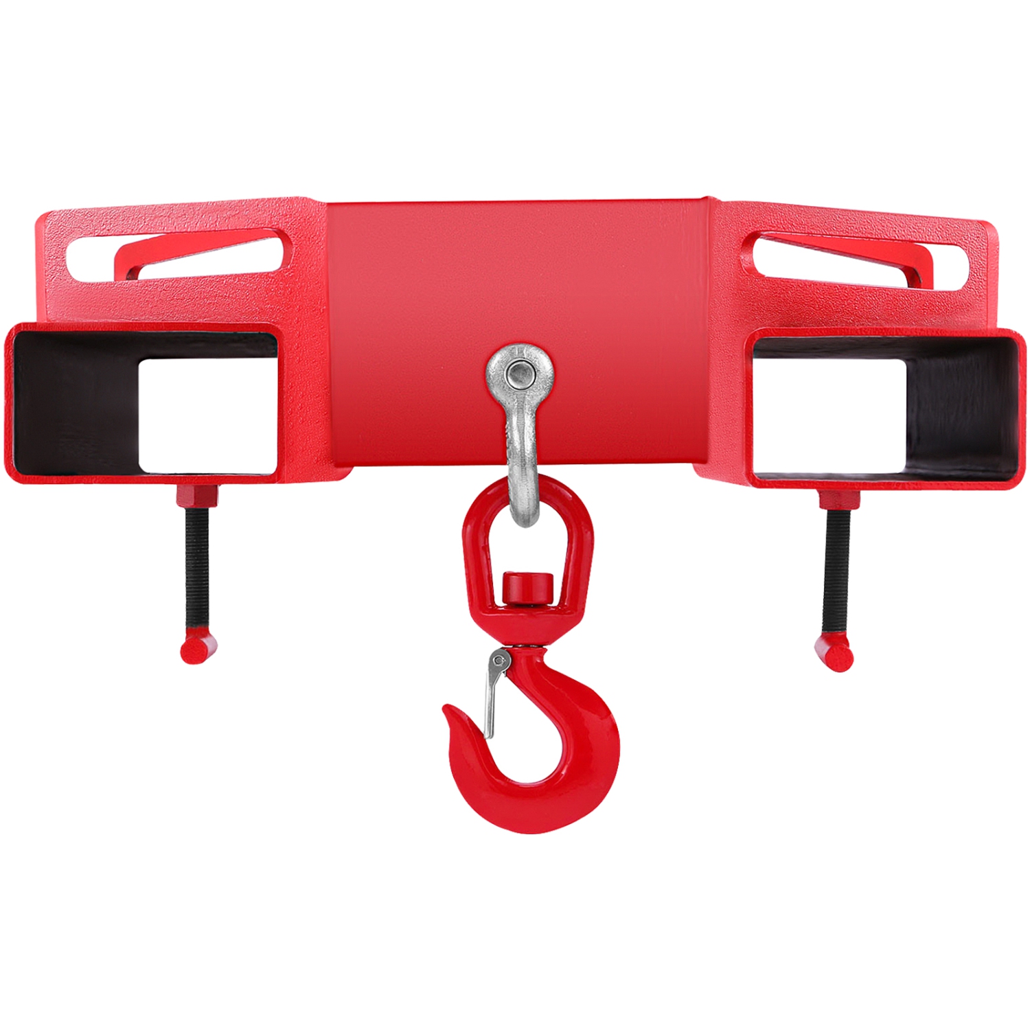 VEVOR 3 Ton Forklift Lifting Hook 6000 LBS/3000KG Capacity Lift Truck Fork Hoist Swivel Hook Mobile Crane Forklift Attachments