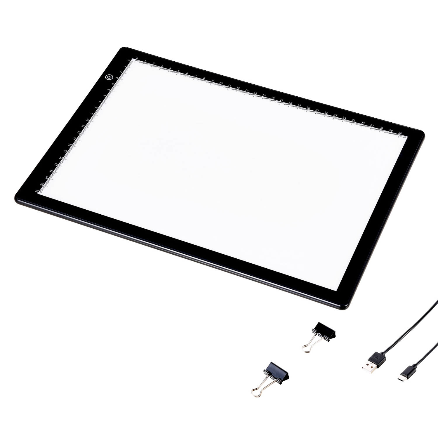VEVOR A4 Light Board, LED Light Pad with 3 Level Brightness, USB Powered Light Table for Tracing, for Diamond Painting, Animation, Sketching,