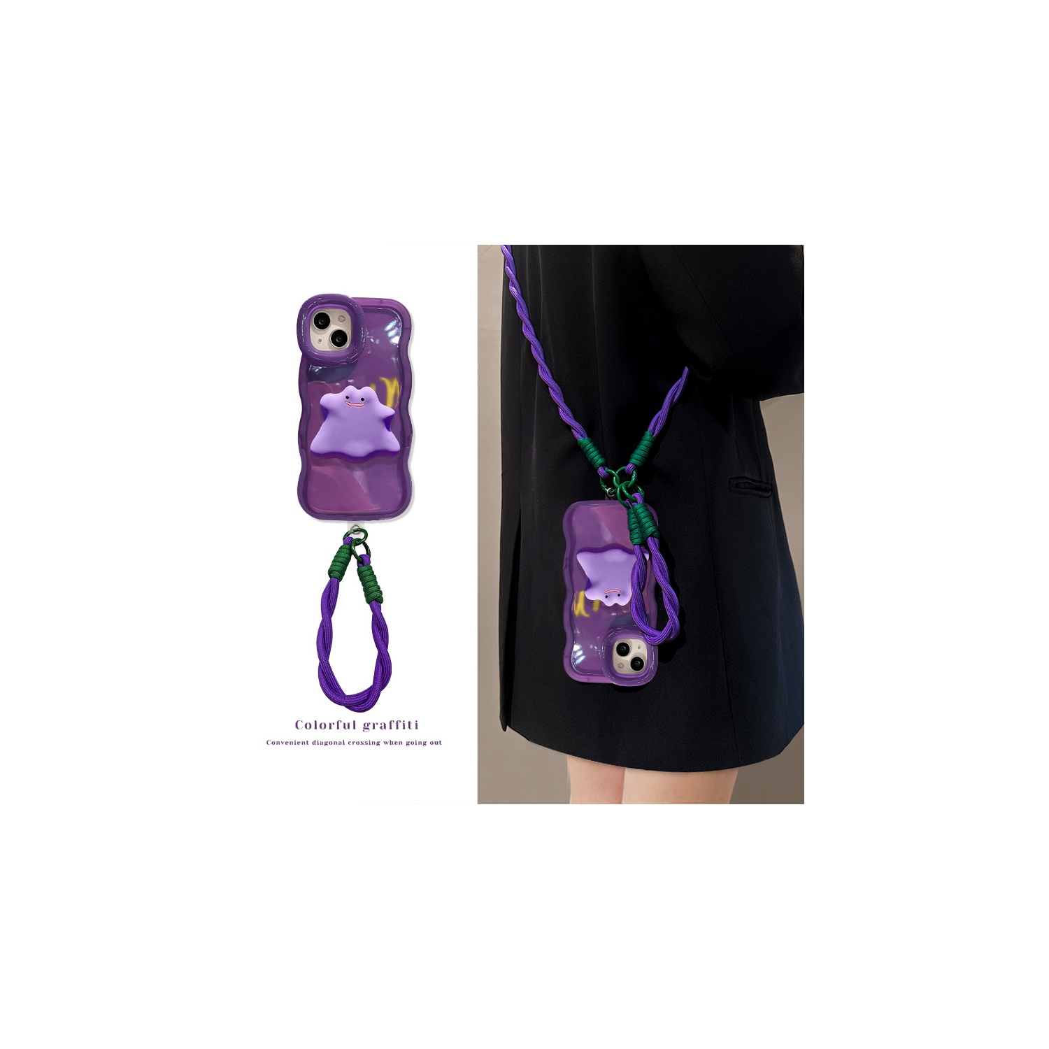 Étui pour iPhone avec poupée Monster