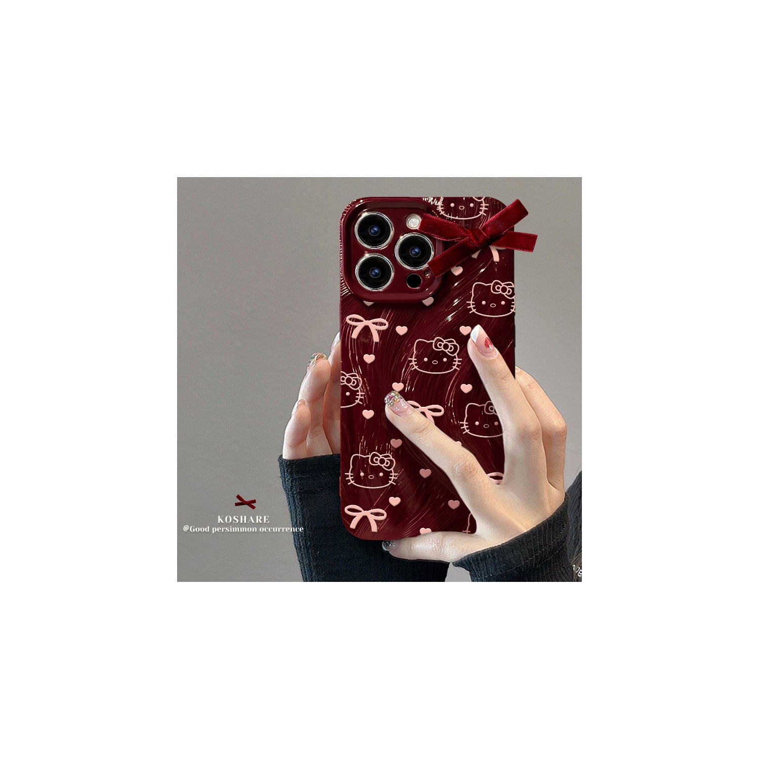 Étui pour téléphone Cat Bow