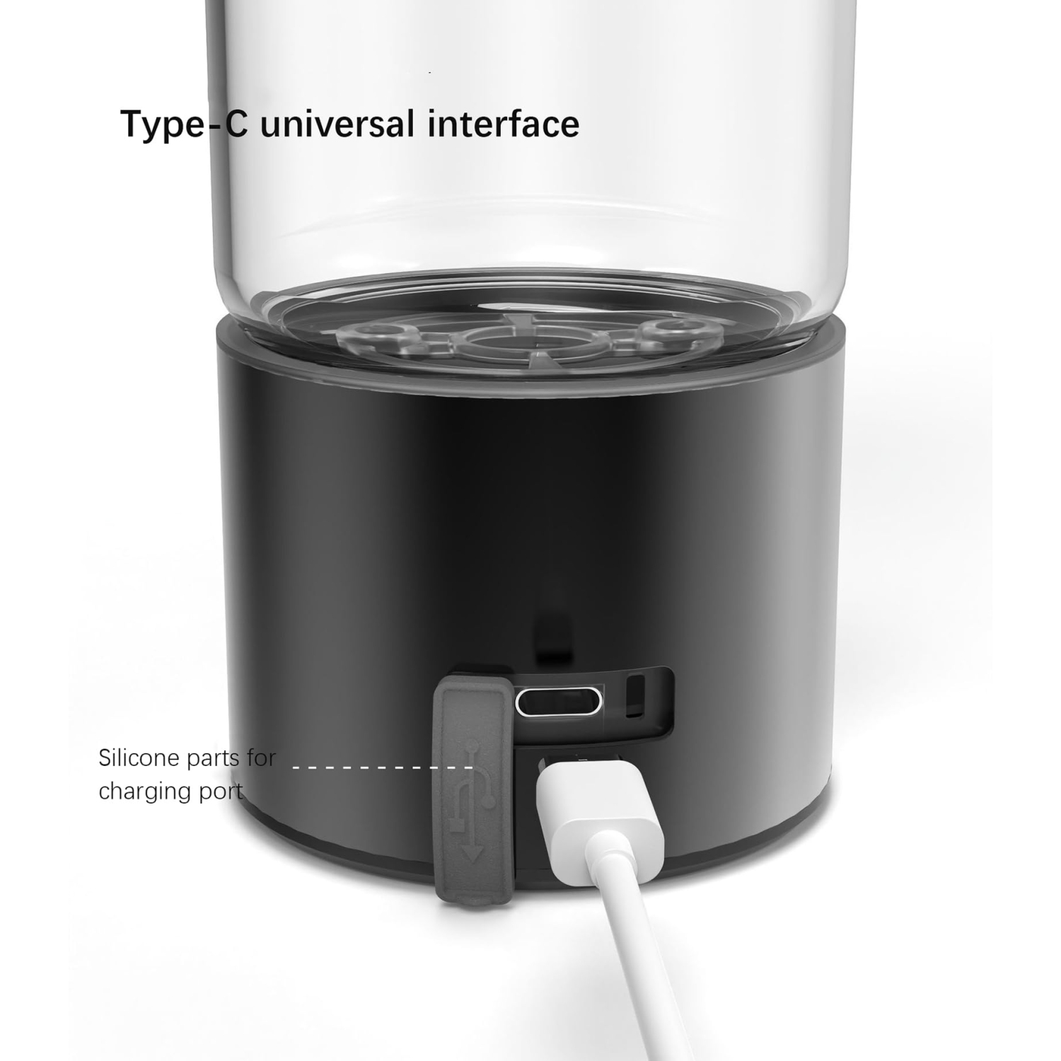 Hydrogen Water Bottle, Hydrogen Water Generator Gifts for Mom, Portable Hydrogen Water Ionizer Machine, Hydrogen Rich Water Glass Water 460ml