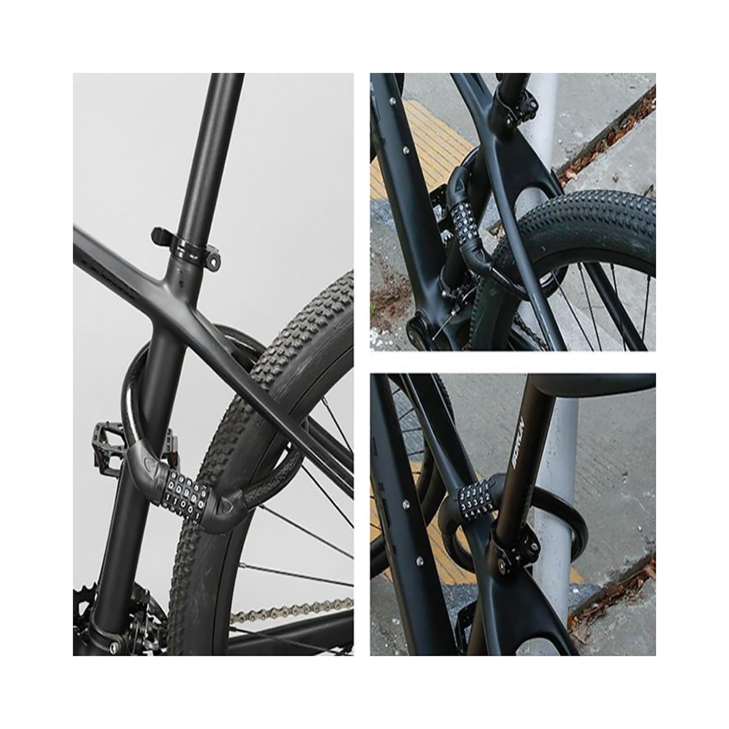 Verrouillage de bicyclette verrouillage par mot de passe véhicule électrique antivol verrouillage câble antivol mot de passe cinq chiffres bicyclette