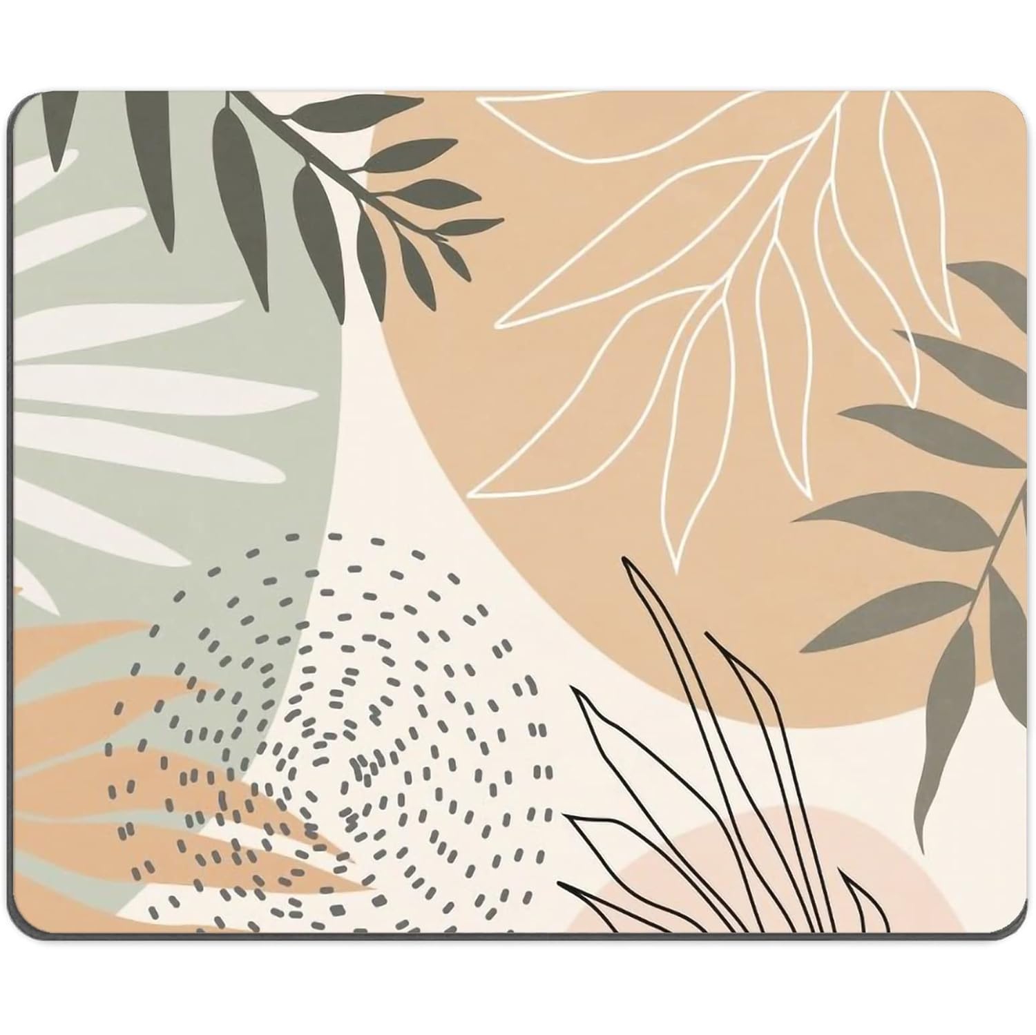 Mouse Pad, Square Mousepad, Personalized Premium-Textured, Non-Slip Rubber Base Mouse Mat, Waterproof Gaming Mouse Pad for Wireless Mouse, Computers,