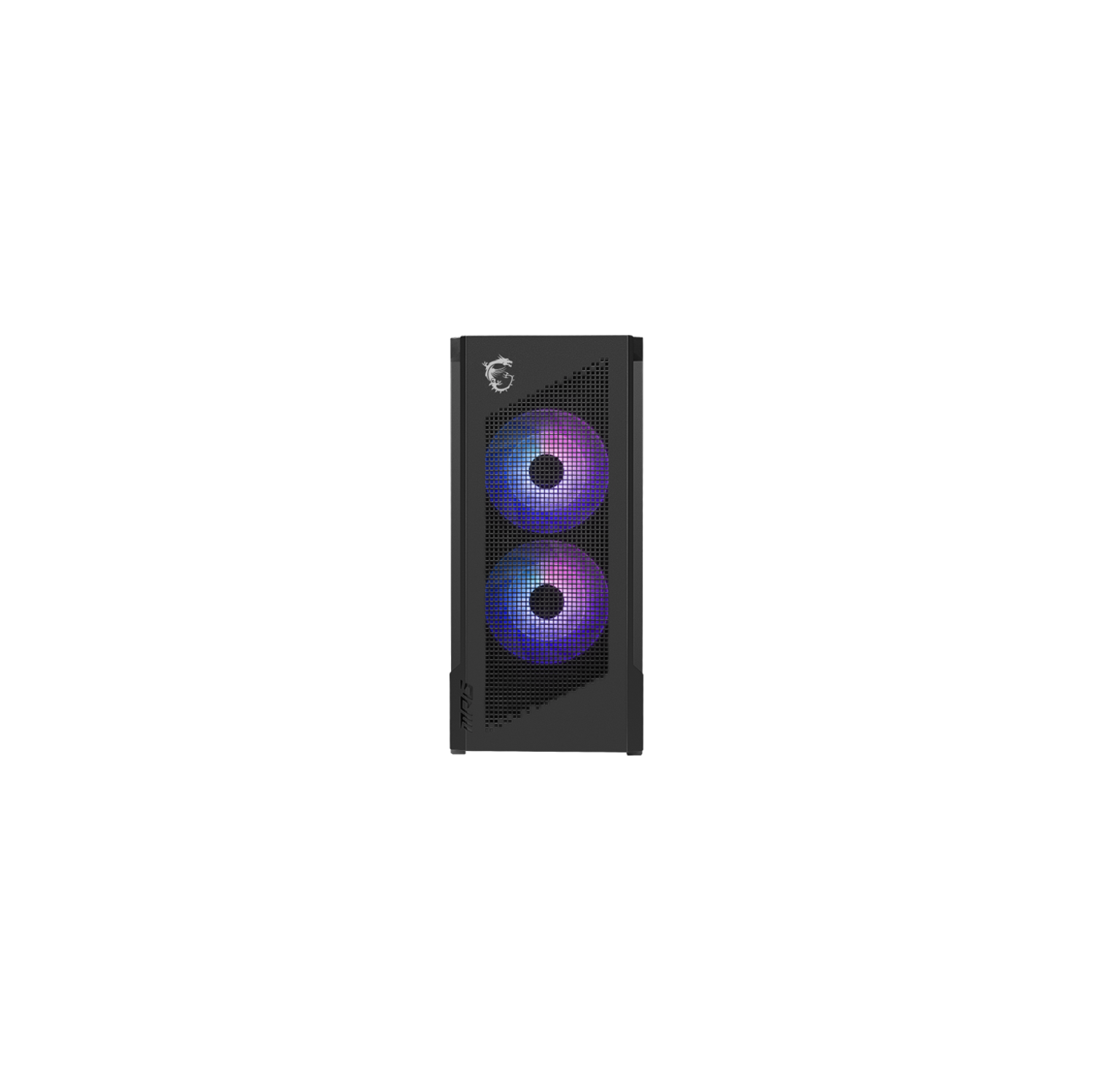 MSI MPG Velox 300R Airflow PZ - Mid-Tower Gaming PC Case - Tempered Glass Side Panel - 2 x 160 mm Dual Layer Blades Fans - Support up to 360mm