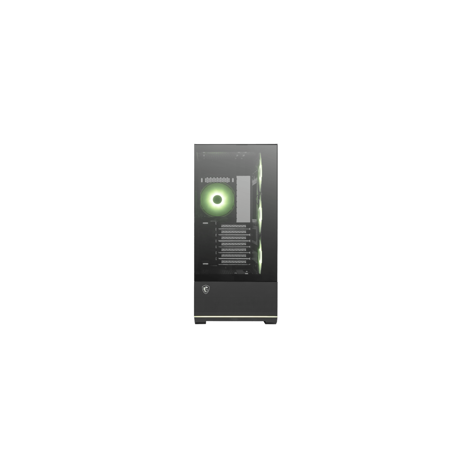 MSI MAG PANO 110R PZ - Mid-Tower Gaming PC Case - Tempered Glass Side Panel - 3 x 120mm ARGB Fans - Support up to 360mm Radiator - Mesh Panel