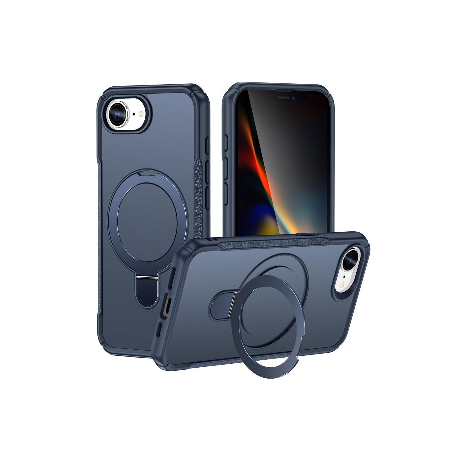 XCRS – Étui magnétique Vivid pour téléphone avec béquille rotative invisible, étui MagSafe pour iPhone 16e 2025 d'Apple