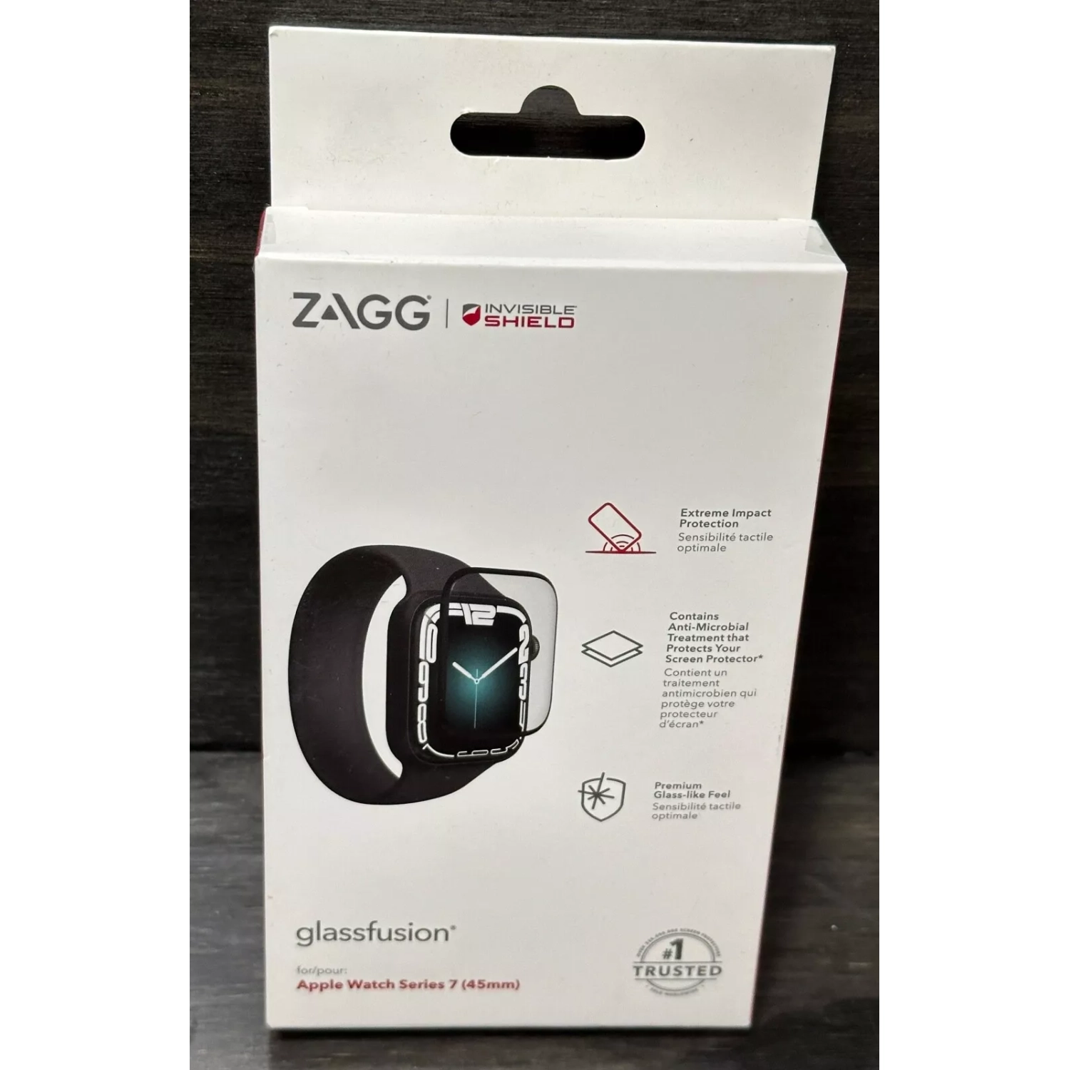 Protecteur d'écran antimicrobien Glass Fusion de ZAGG - Apple Watch Series 7