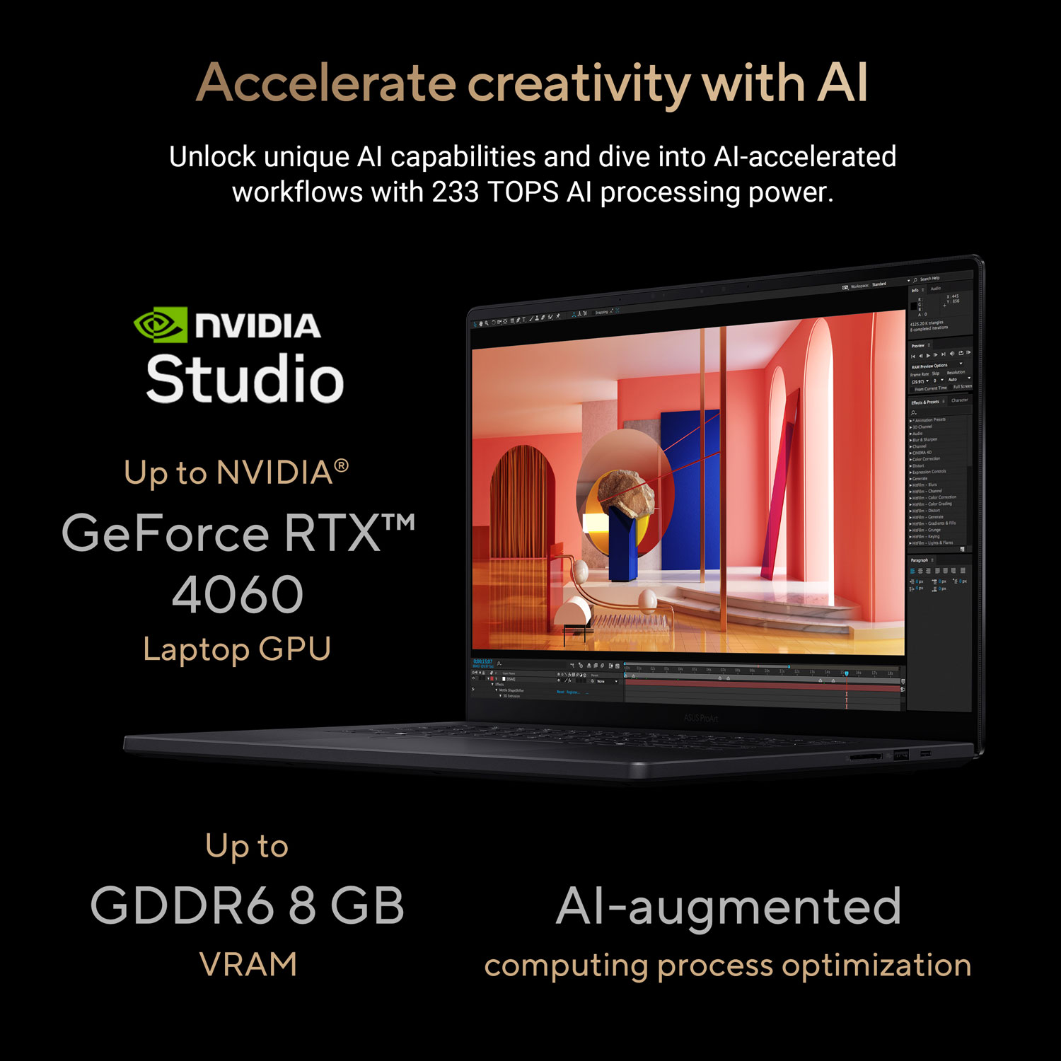 ASUS ProArt P16 16" 4K OLED Touchscreen Copilot+ PC Laptop