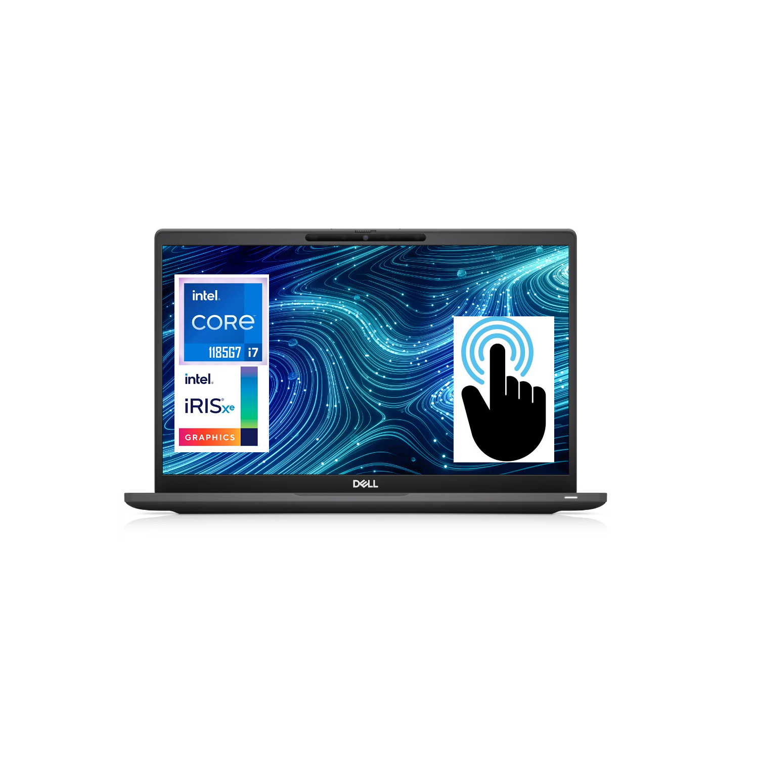 Refurbished Dell 7320 13.3" 1080P FHD TOUCH, Fast Intel Quad-Core i7-1185G7, Highspeed 1TB SSD, 16GB RAM, Finger&Face Unlock, School & Business,