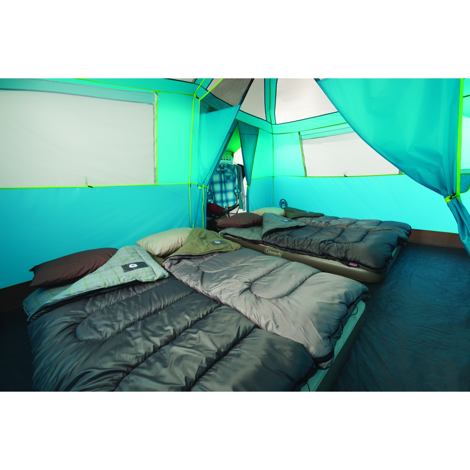 Coleman – 8&nbsp;personnes Tenaya Lake™ Fast Pitch avec placard – Bleu