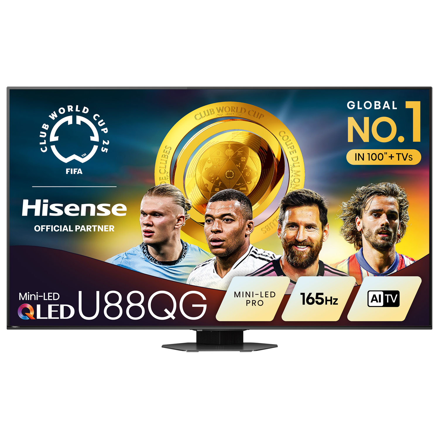 Hisense 85" U88QG Series 4K UHD HDR Mini-LED QLED Pro Smart Google TV (85U88QG) - 2025