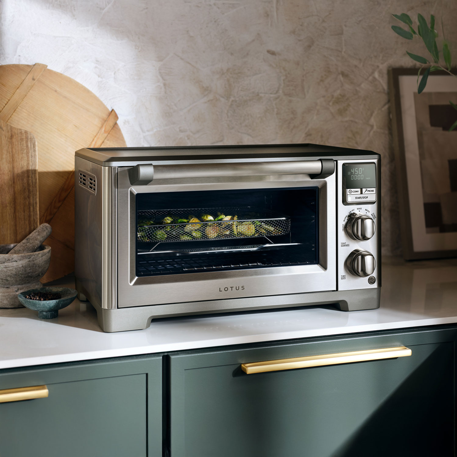 Lotus Air Fry Convection Toaster Oven - Stainless Steel