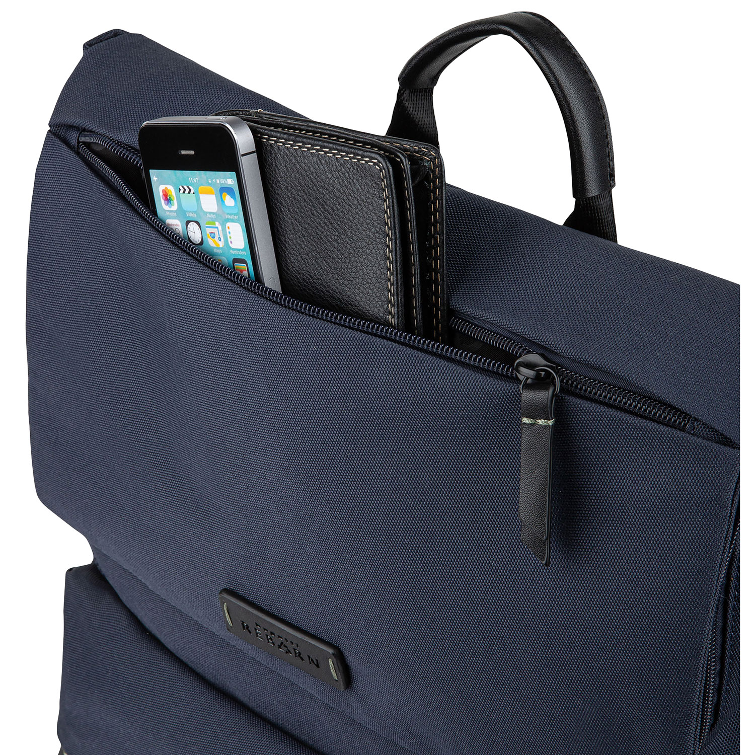 Sac à dos pour portable de 15,6 po Reborn de Bugatti - Bleu marine