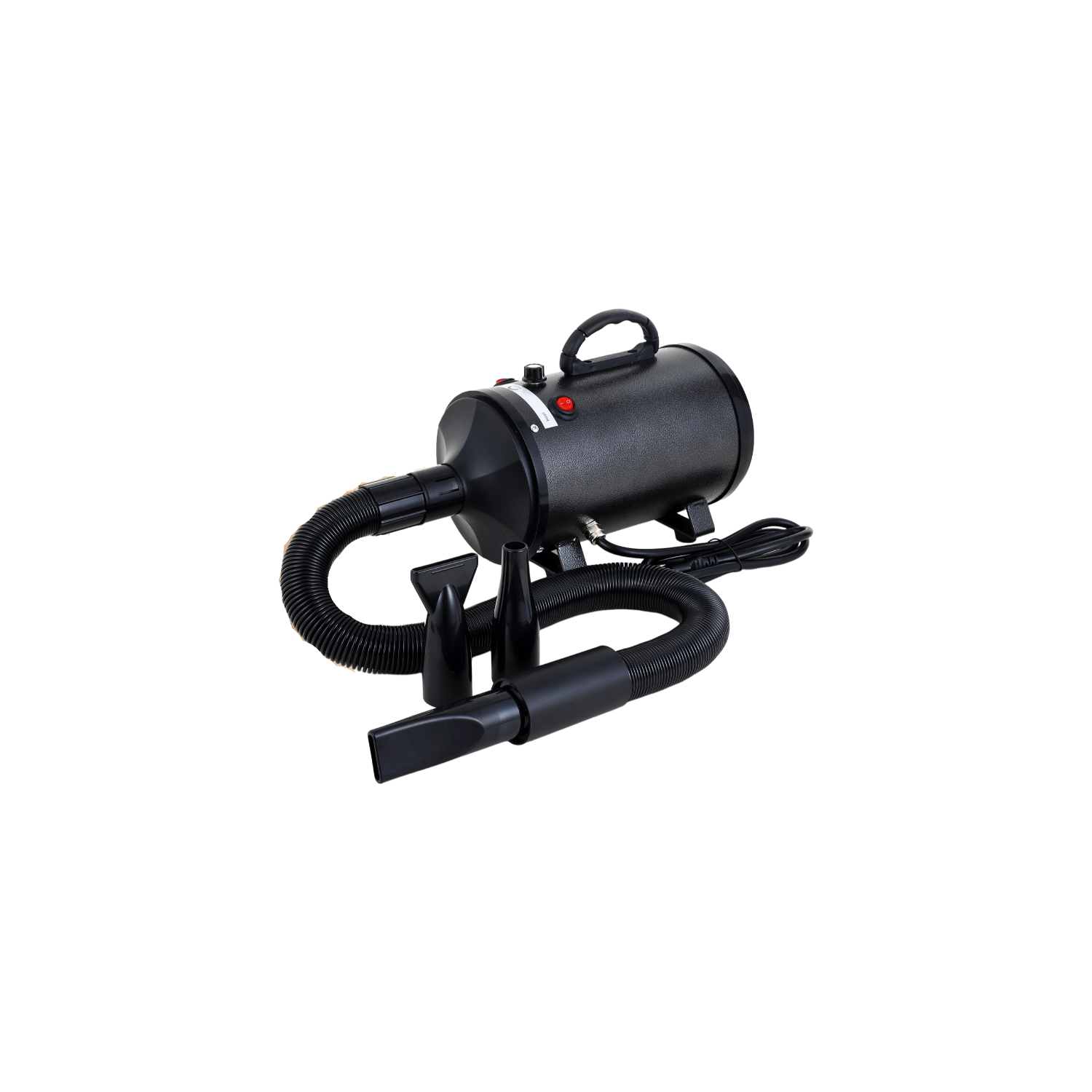 1200W high power professional pet hair dryer with adjustable speed and quiet function Insulated metal inner barrel Spiral heating wire outer shell