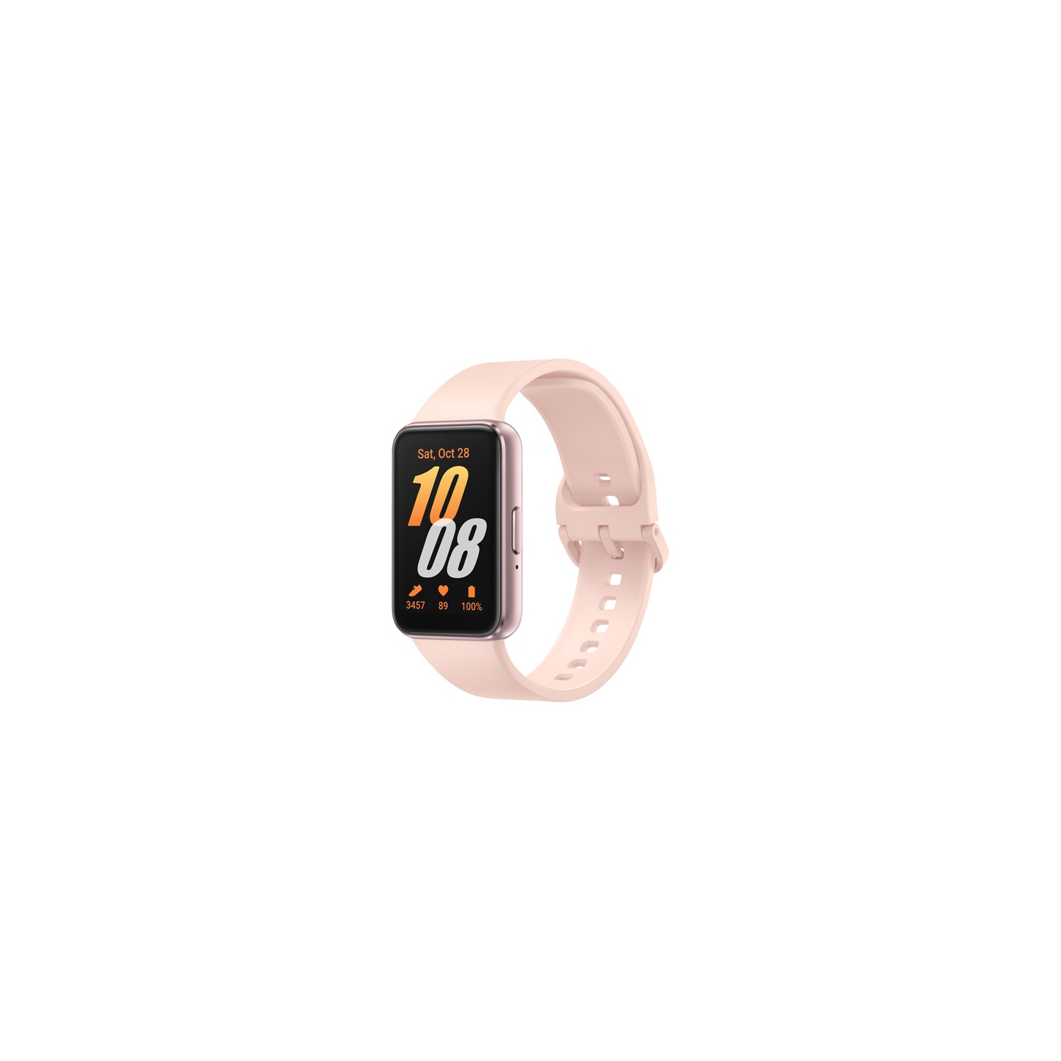 Refurbished - Samsung Galaxy Fit3 Fitness Tracker with Heart Rate Monitor - Pink Gold