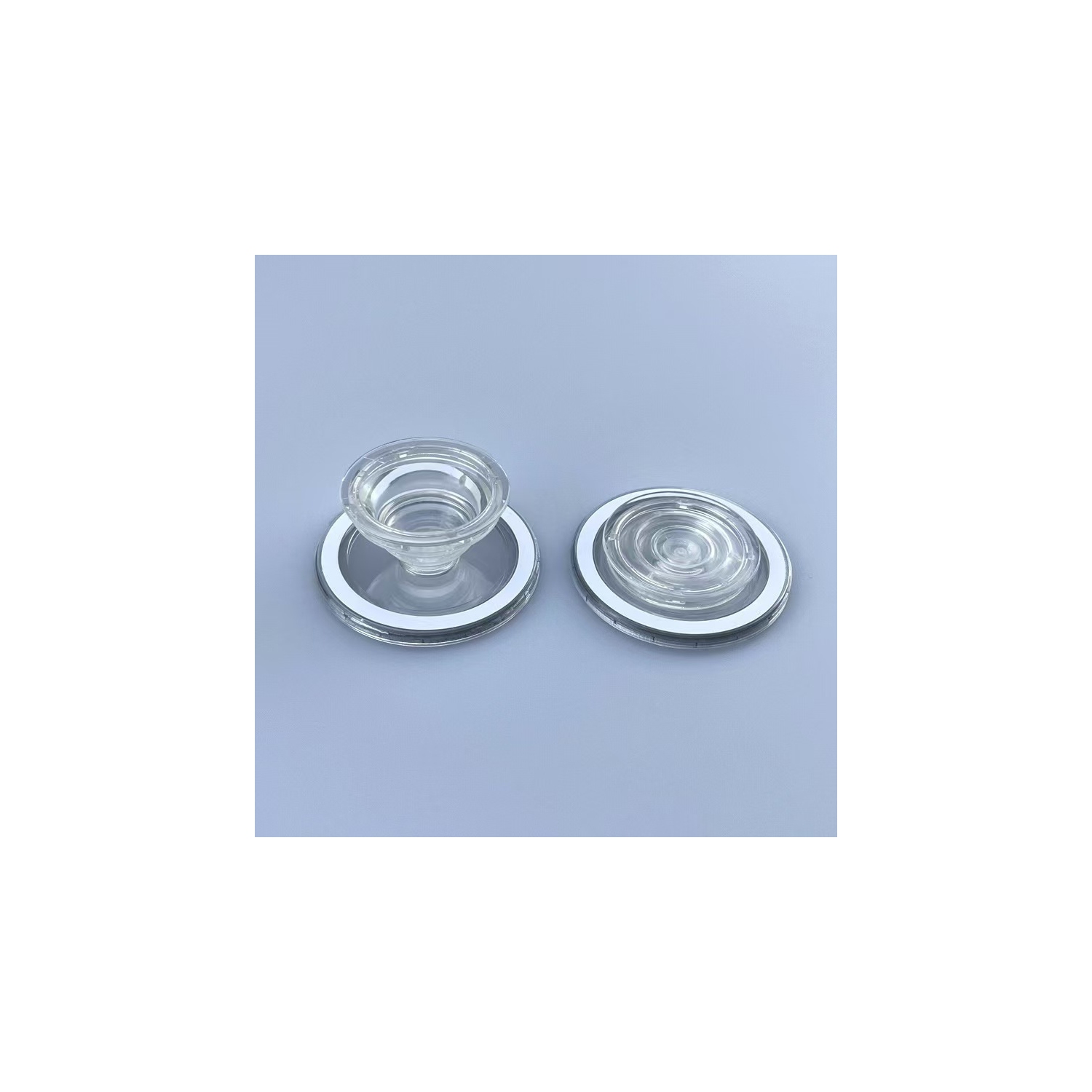 Magnetic genuine translucent color design foldable phone grip holder for smartphones, tablets, mobile phone accessories