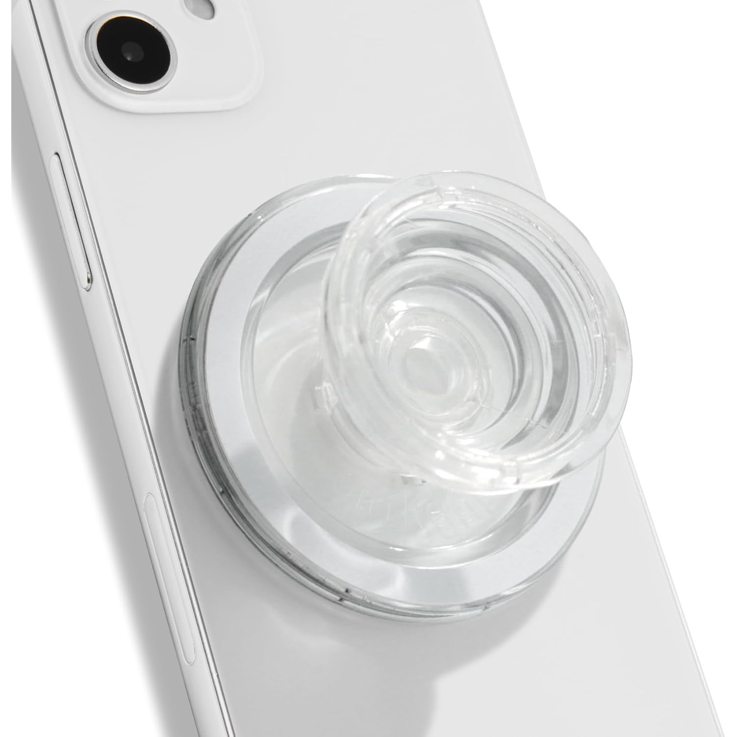 Magnetic genuine translucent color design foldable phone grip holder for smartphones, tablets, mobile phone accessories