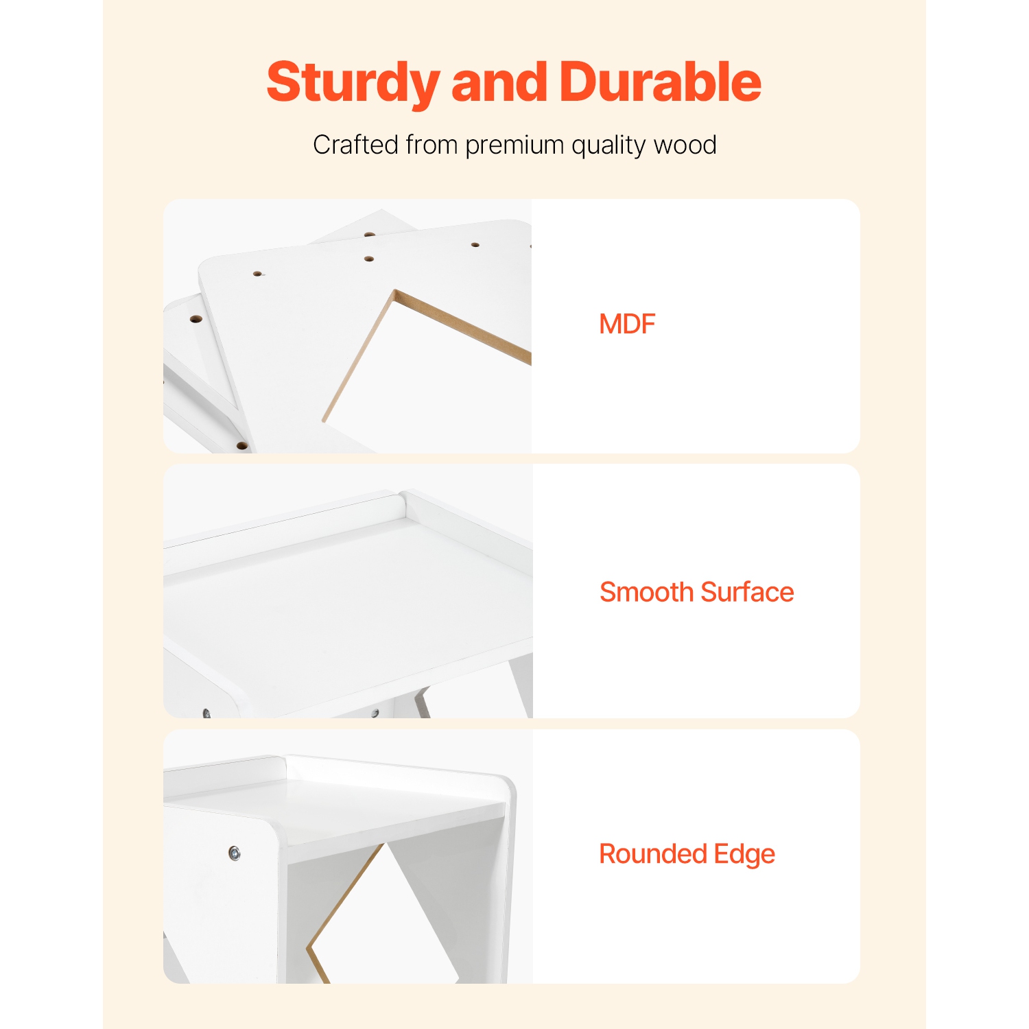 VEVOR 1-5 Aged Montessori Weaning Table and Chair Set, Wooden Toddler Table and Chair Set, Adjustable Height Kids Montessori Chair and Activity