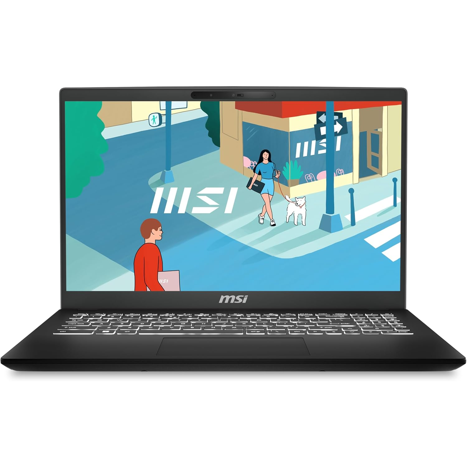 MSI Modern 15 H AI C1MTG 2025 Laptop, 16-Core Intel Core Ultra 9 185H, 15.6" FHD IPS Touchscreen, Intel ARC Graphics, 64GB DDR5 2TB SSD, Backlit Keyboard, Wi-Fi 6E, Win10 Pro