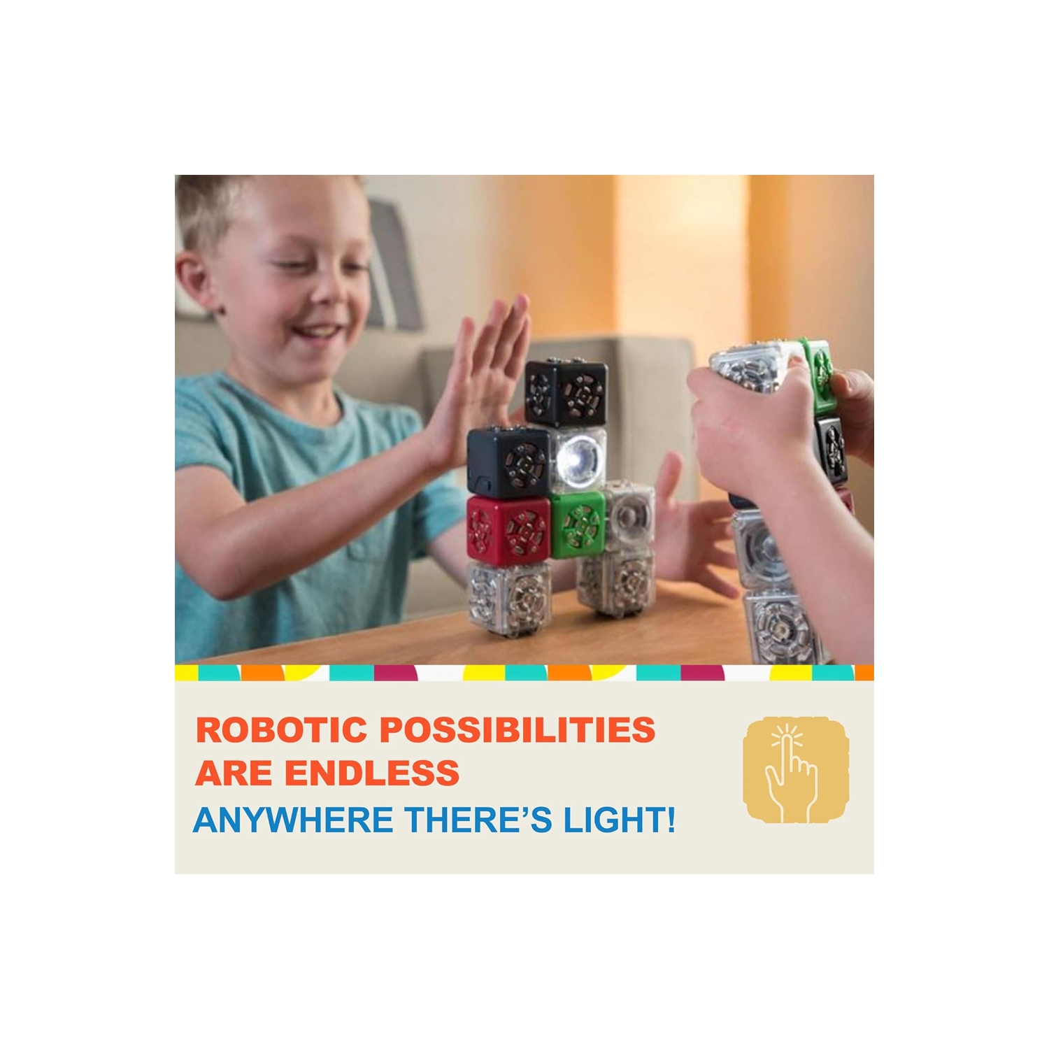 Robotics Modulaire Robotics – Cubelet – Cube STIM pour robotique à la maison et à la classe – 4 ans et plus